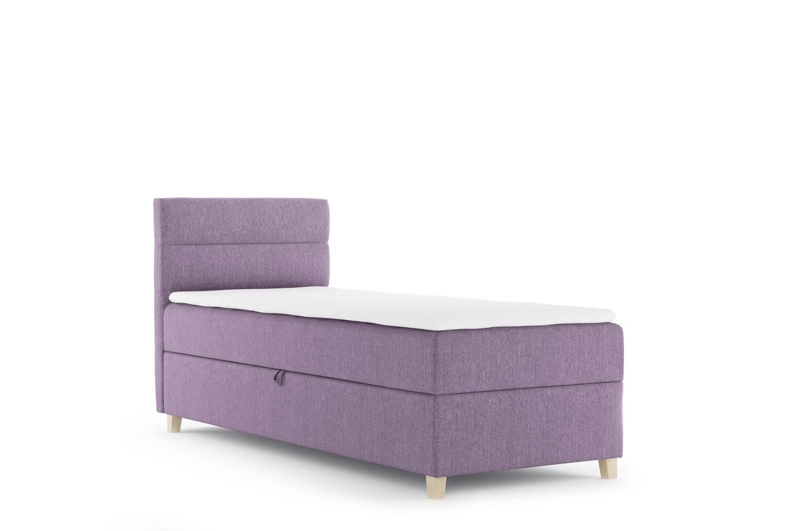 Beautysofa Boxspringbett Velour Bett DONNA MINI günstig online kaufen
