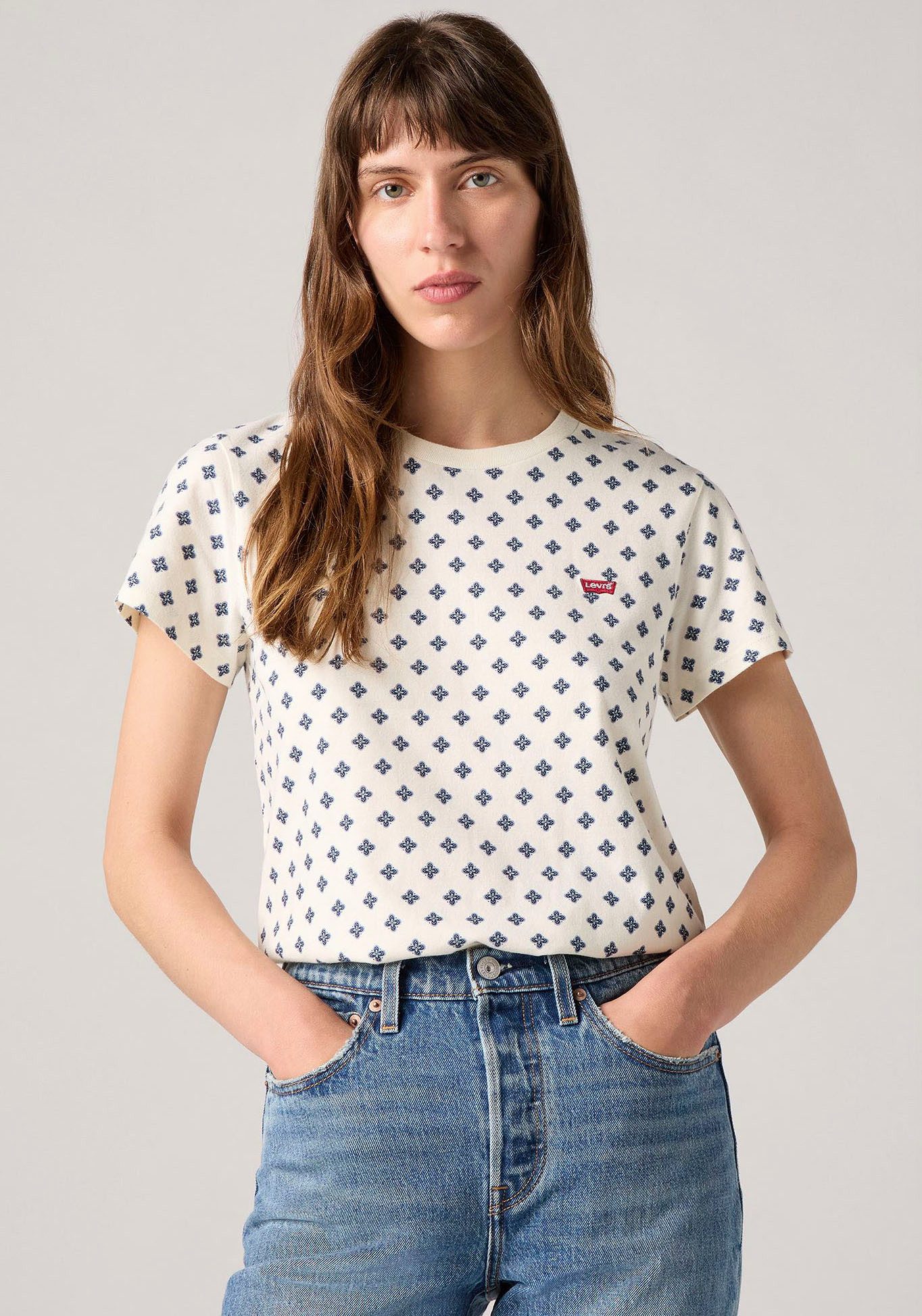 Levi's® T-Shirt PERFECT TEE mit All-Over günstig online kaufen