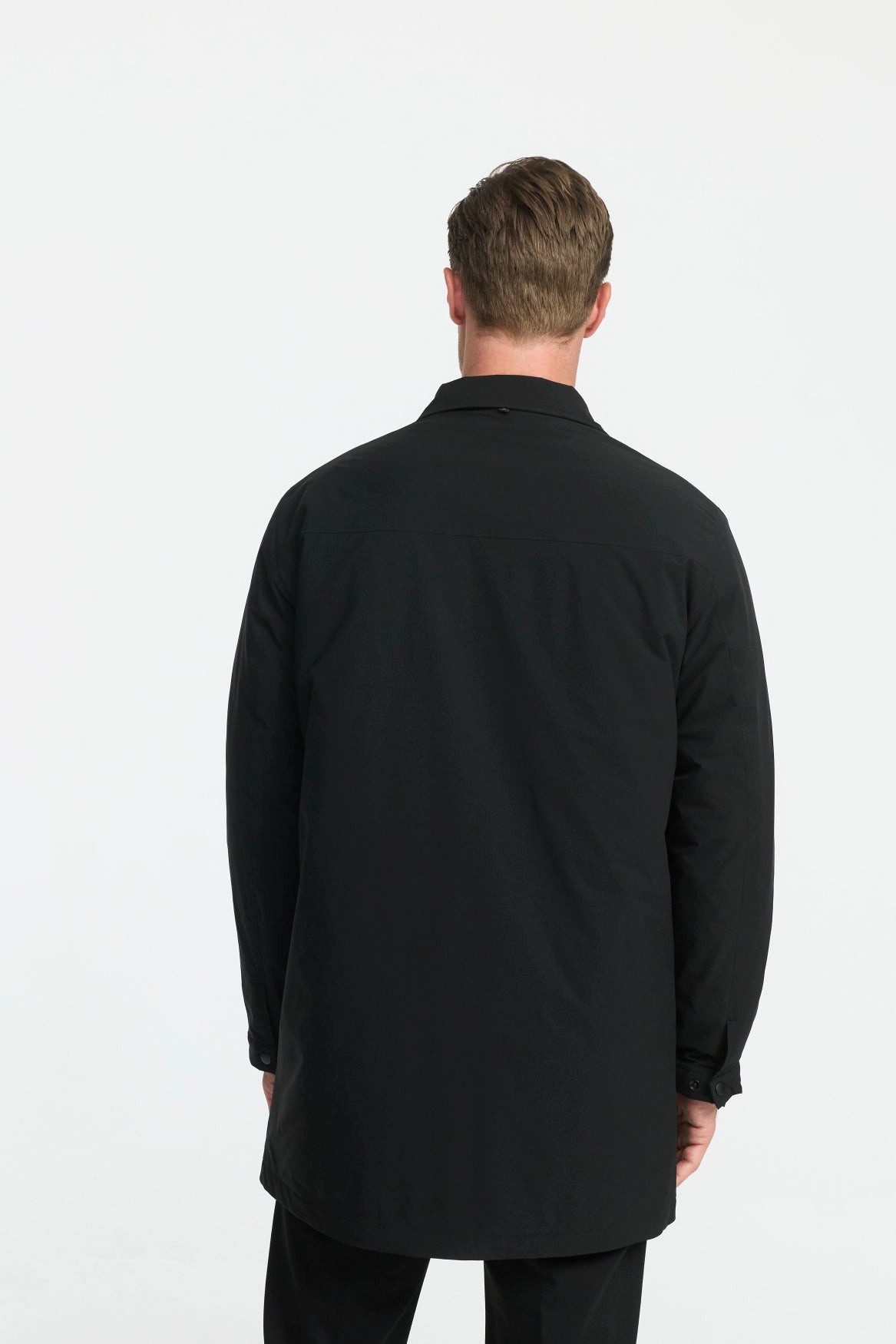 ZUITABLE Wintermantel 211900-900 DiMomo 211900-900, Black Leichte, lange Outdoor-Jacke im cleanen Look