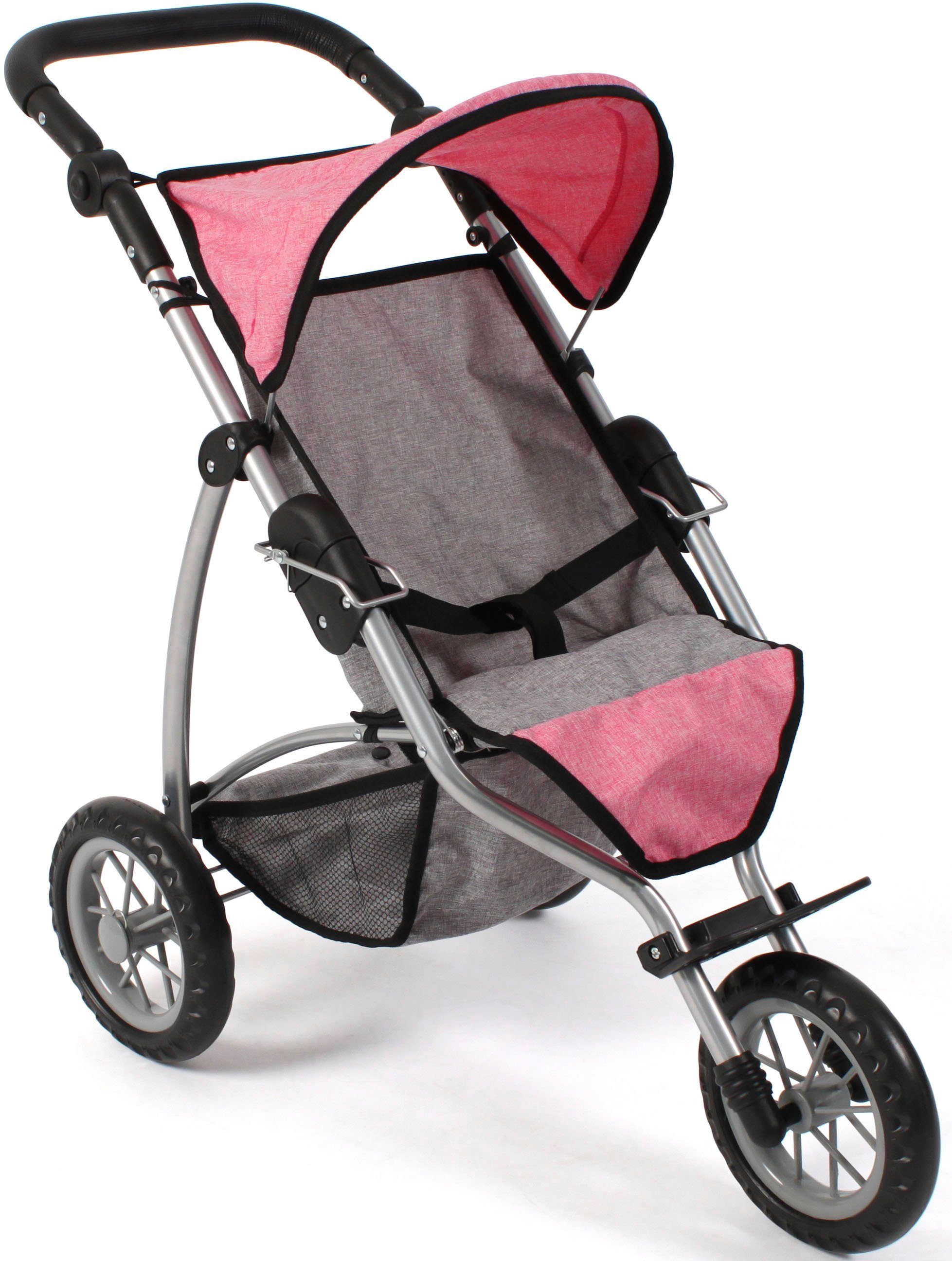 CHIC2000 Puppenbuggy Leon, Melange Pink