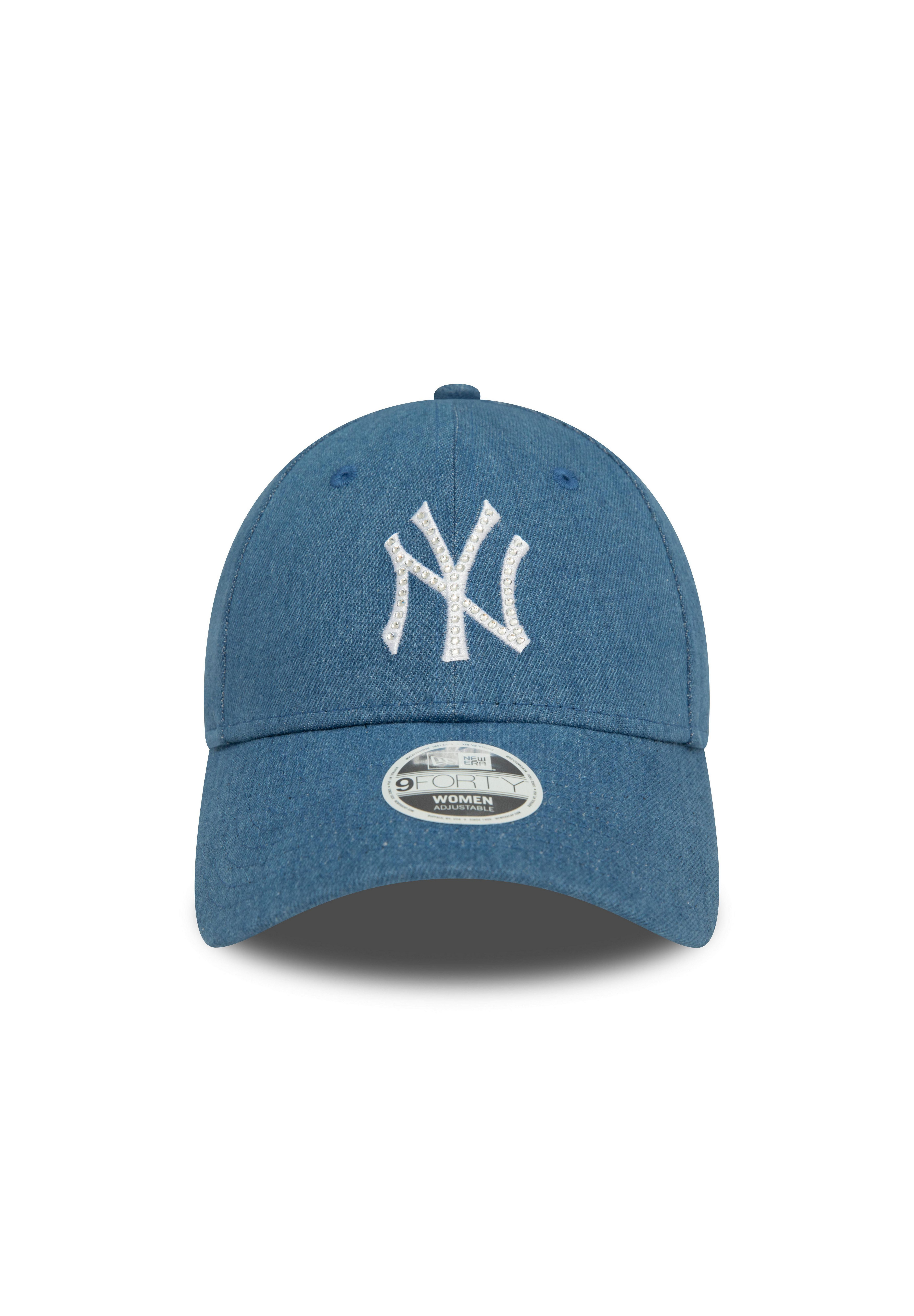 New Era Baseball Cap New York Yankees MLB Diamante Denim Blau 9Forty Verste günstig online kaufen