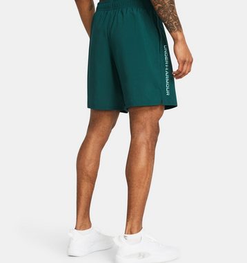Under Armour® Laufshorts UA WOVEN WDMK SHORTS HYDRO TEAL