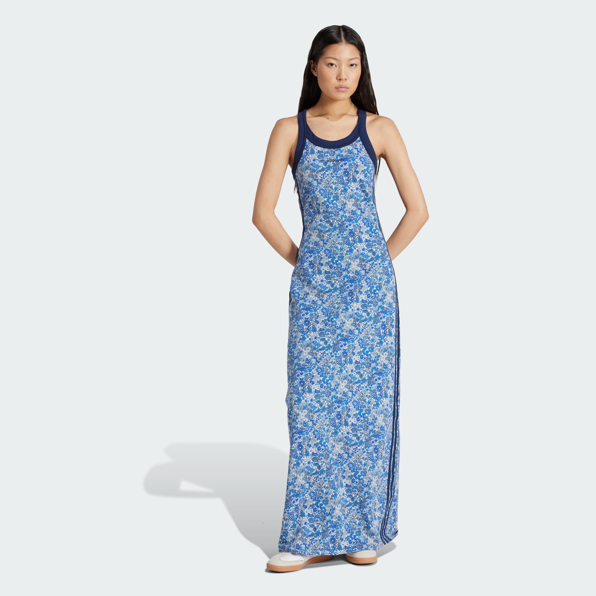 Maxikleid ADIDAS ORIGINALS X LIBERTY LONDON TONAL MAXIKLEID