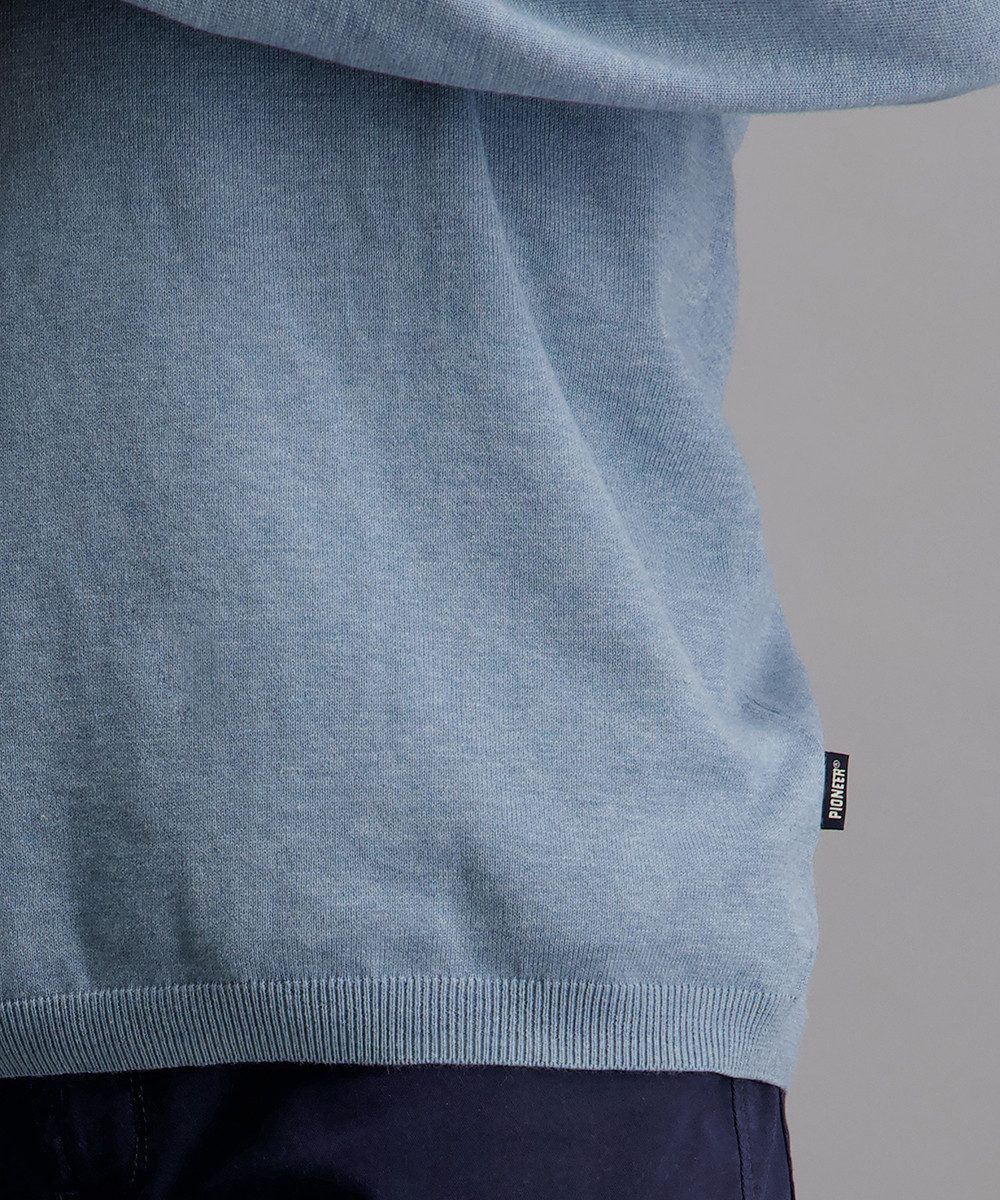 Pioneer Authentic Jeans Rundhalspullover mit Rollkante günstig online kaufen