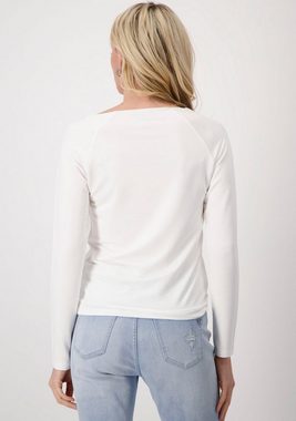 Monari Langarmshirt mit Frontprint