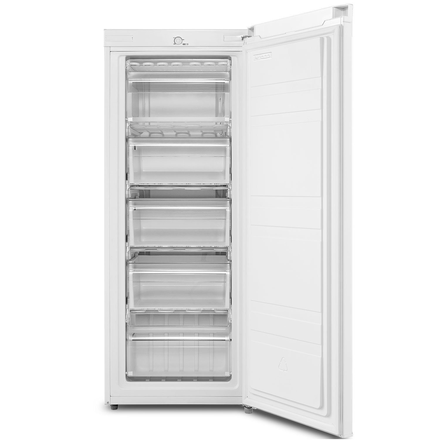 comfee Gefrierschrank RCU160WH1(E), 142 cm hoch, 55 cm breit
