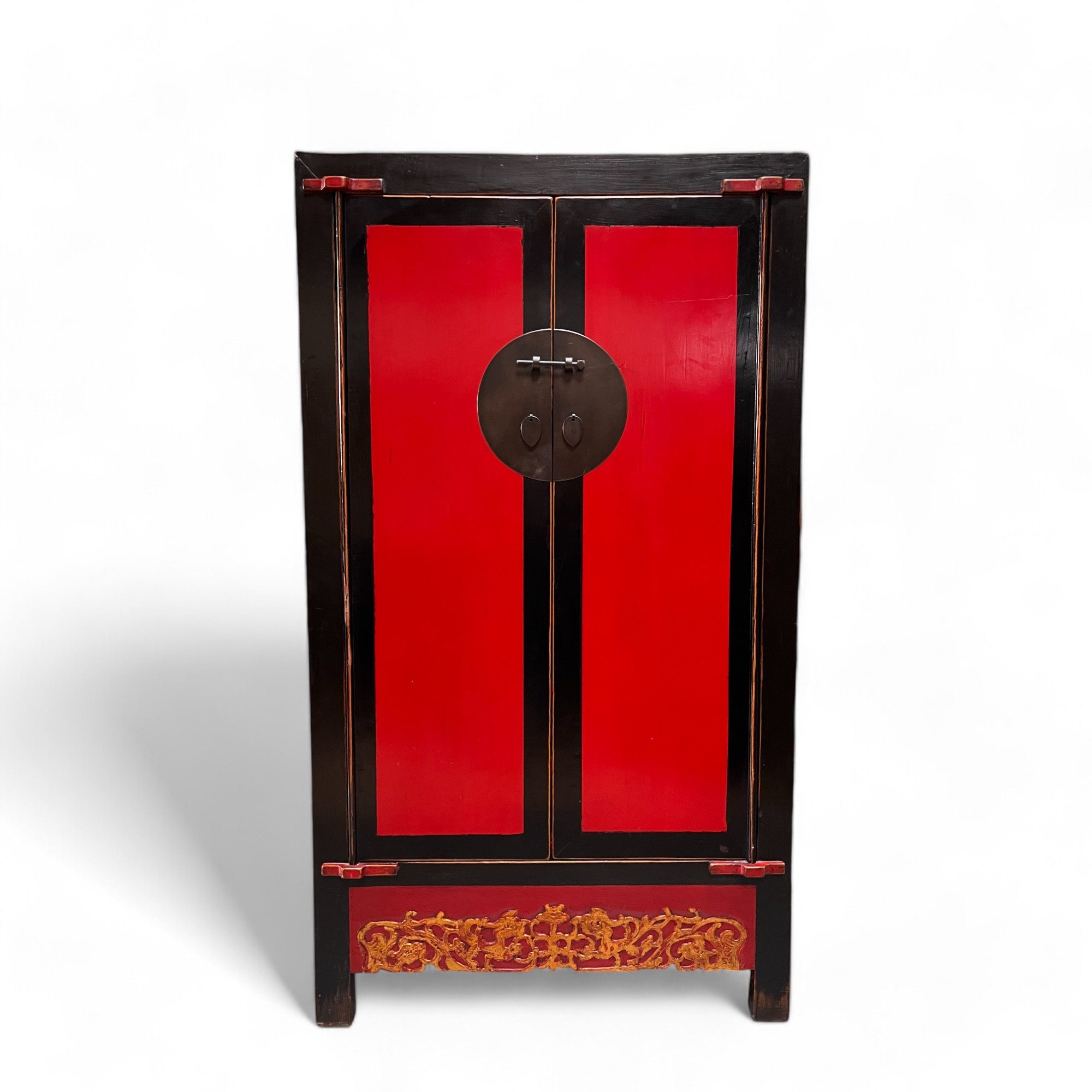 Asien LifeStyle Hochschrank Chinesischer Hochzeitsschrank Wein/Whisky Schrank Asia Möbel