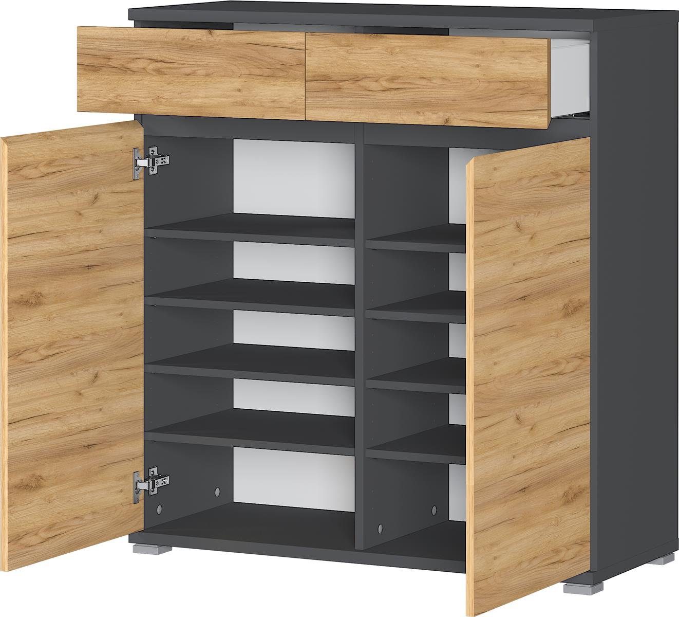 freiraum Schuhschrank Lissabon 96 x 103 x 40 cm (B/H/T)