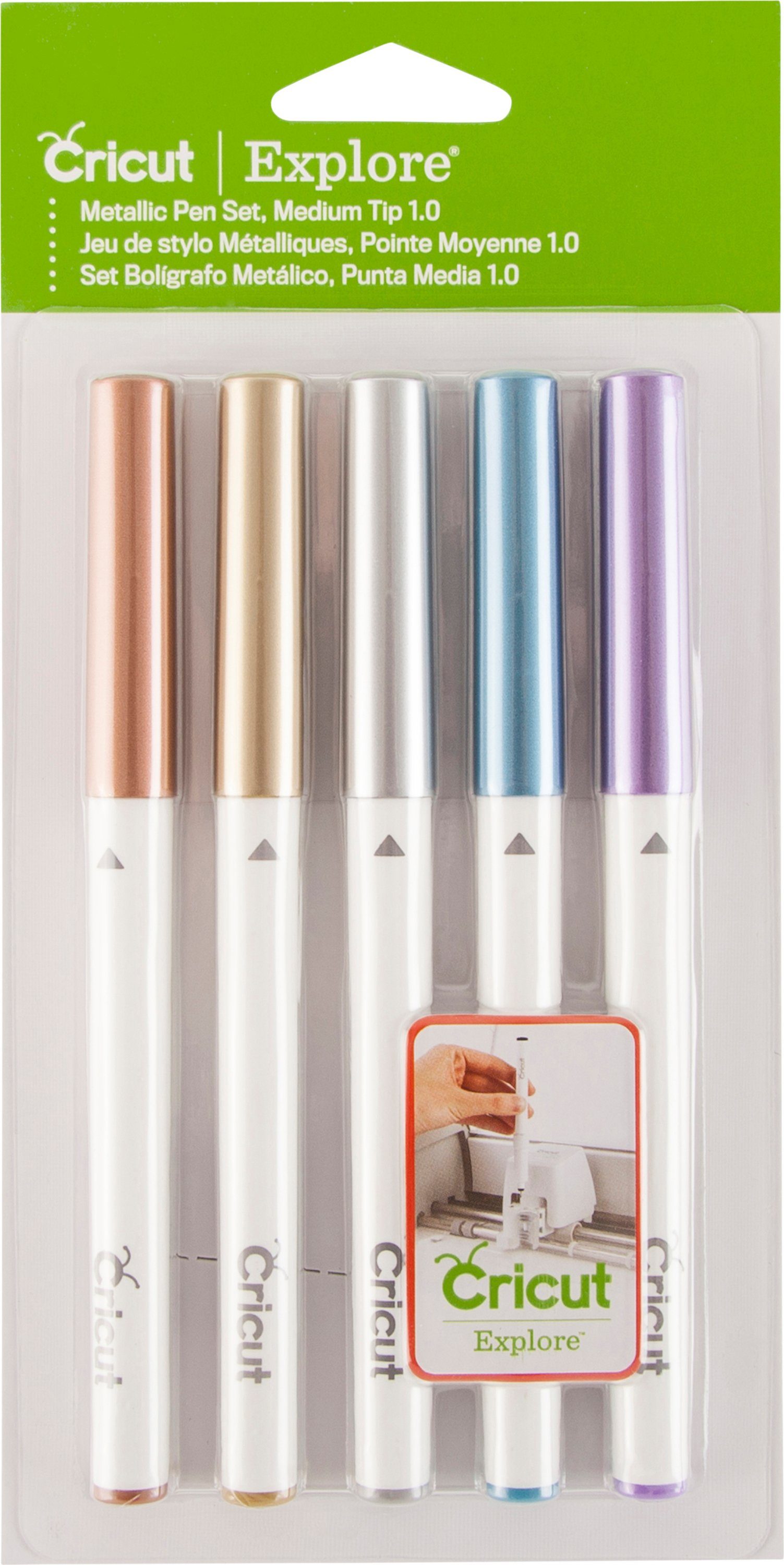 Malstift Metallic, Medium Cricut 1 Pen 5er-Set mm Stifte Point