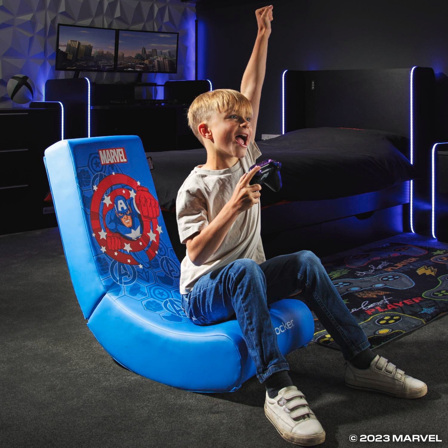 X Rocker TV-Sessel Gaming Bodensessel, Für Kinder