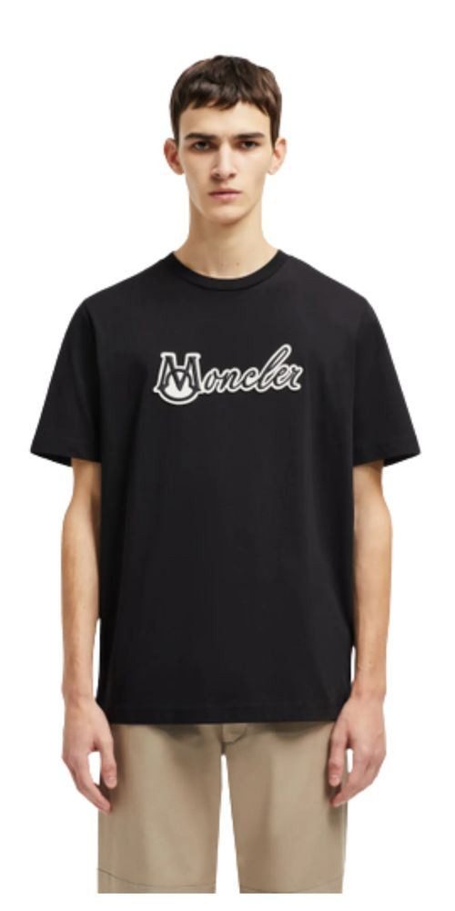 MONCLER Print-Shirt Moncler Embroidered Varsity Logo günstig online kaufen