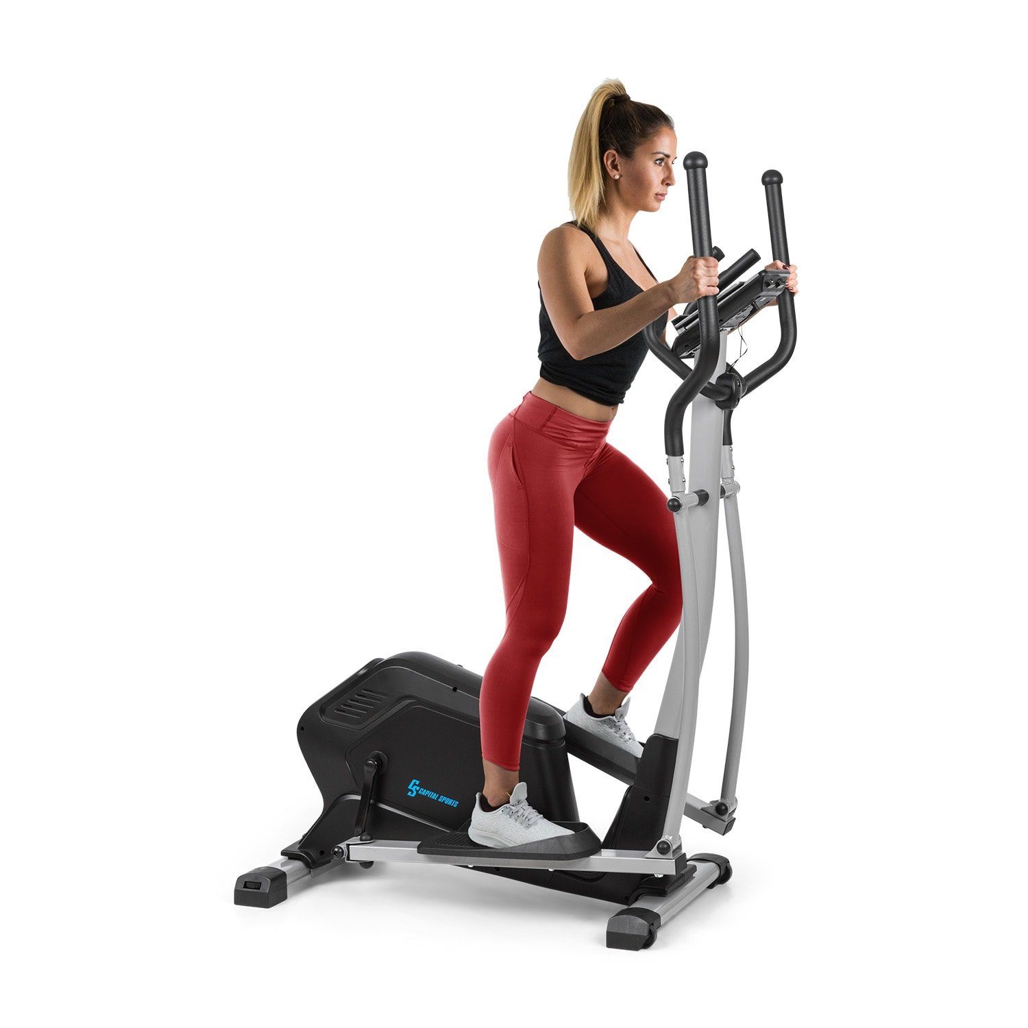 Capital Sports Heimtrainer Helix Comfort (Tablet-Halterung ; Kinomap App;Trainingscomputer mit LCD-Display; USB)