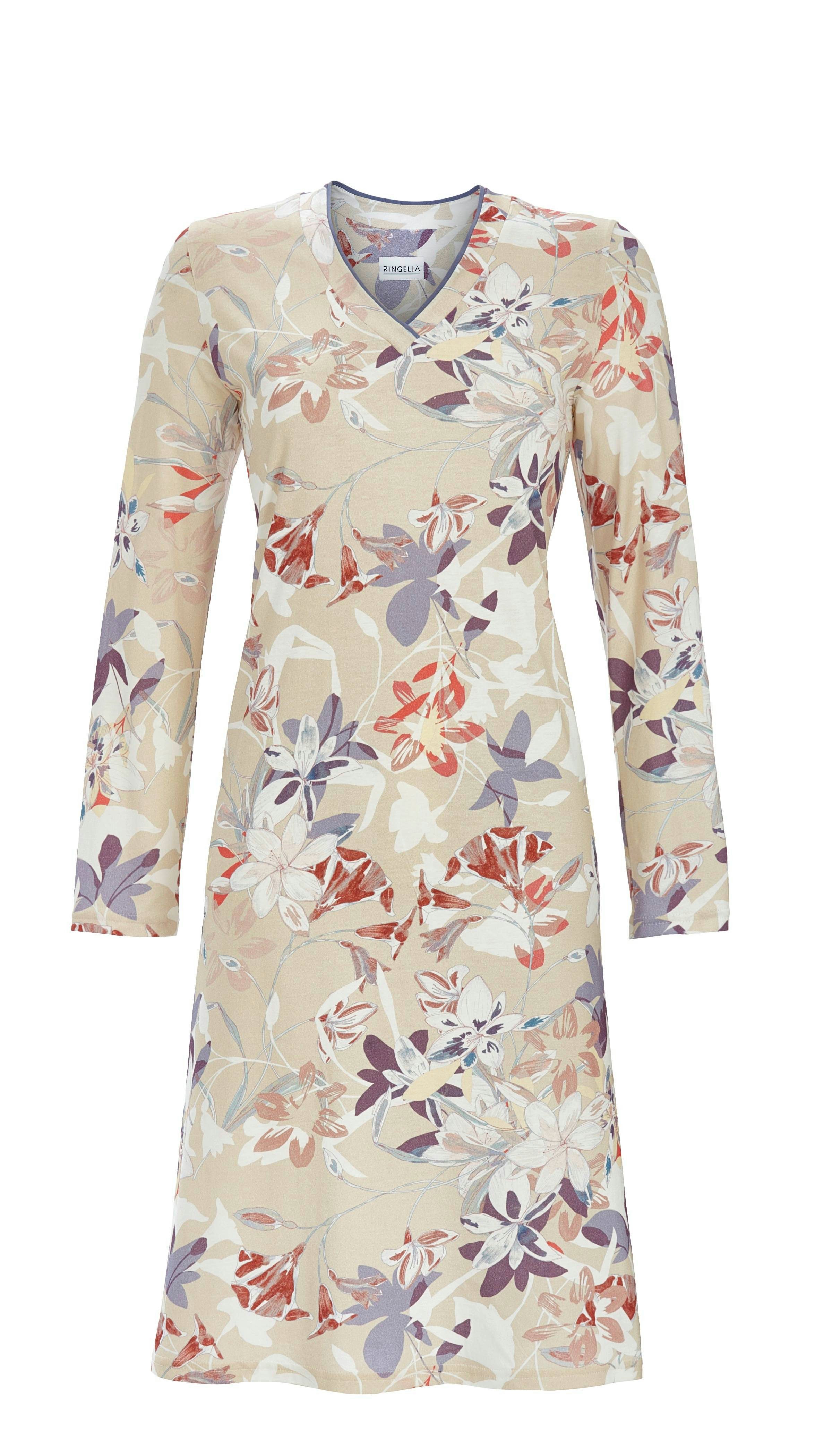Ringella Nachthemd mit abstrahiertem Floraldessin günstig online kaufen