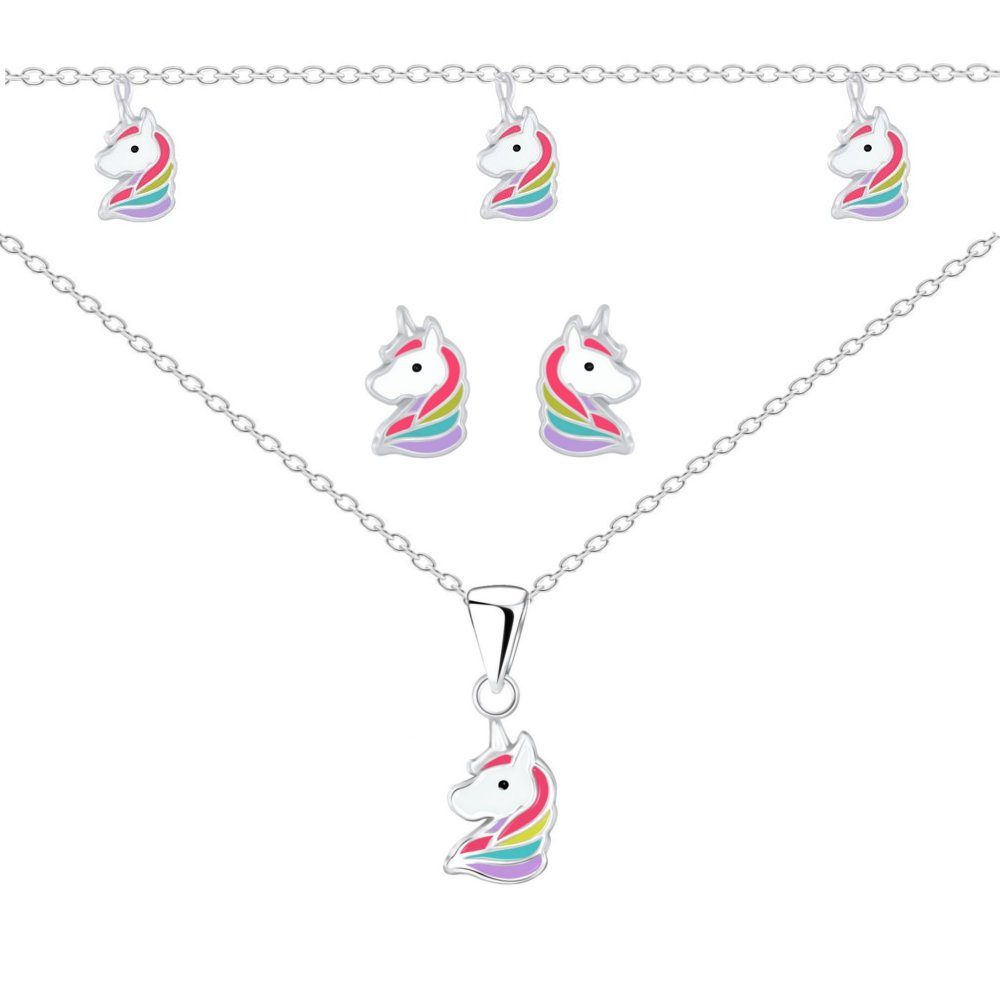 ALEXANDER YORK Schmuckset EINHORN RAINBOW, 5-tlg. günstig online kaufen