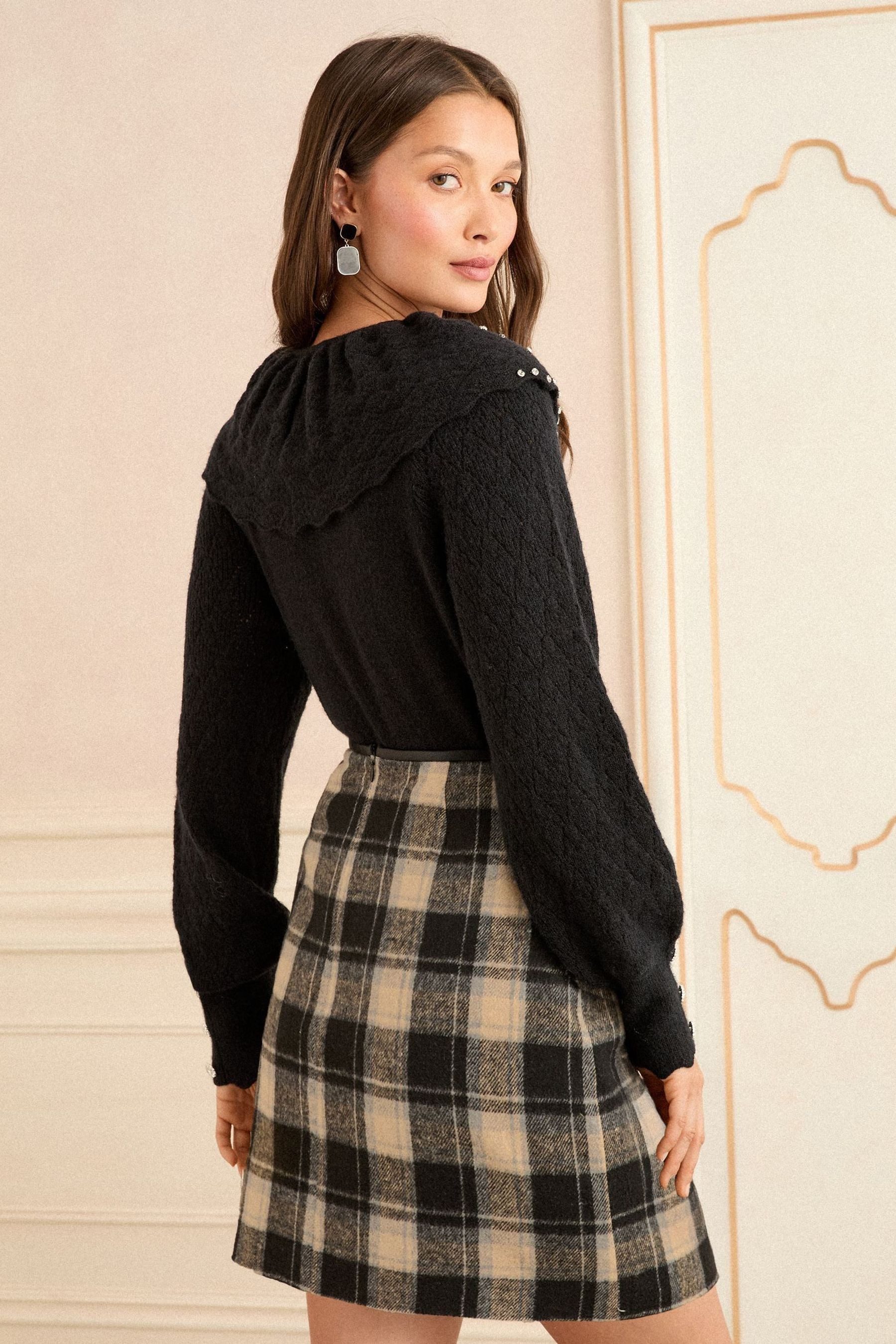 Love & Roses Minirock Love & Roses Angerauter Minirock (1-tlg) günstig online kaufen