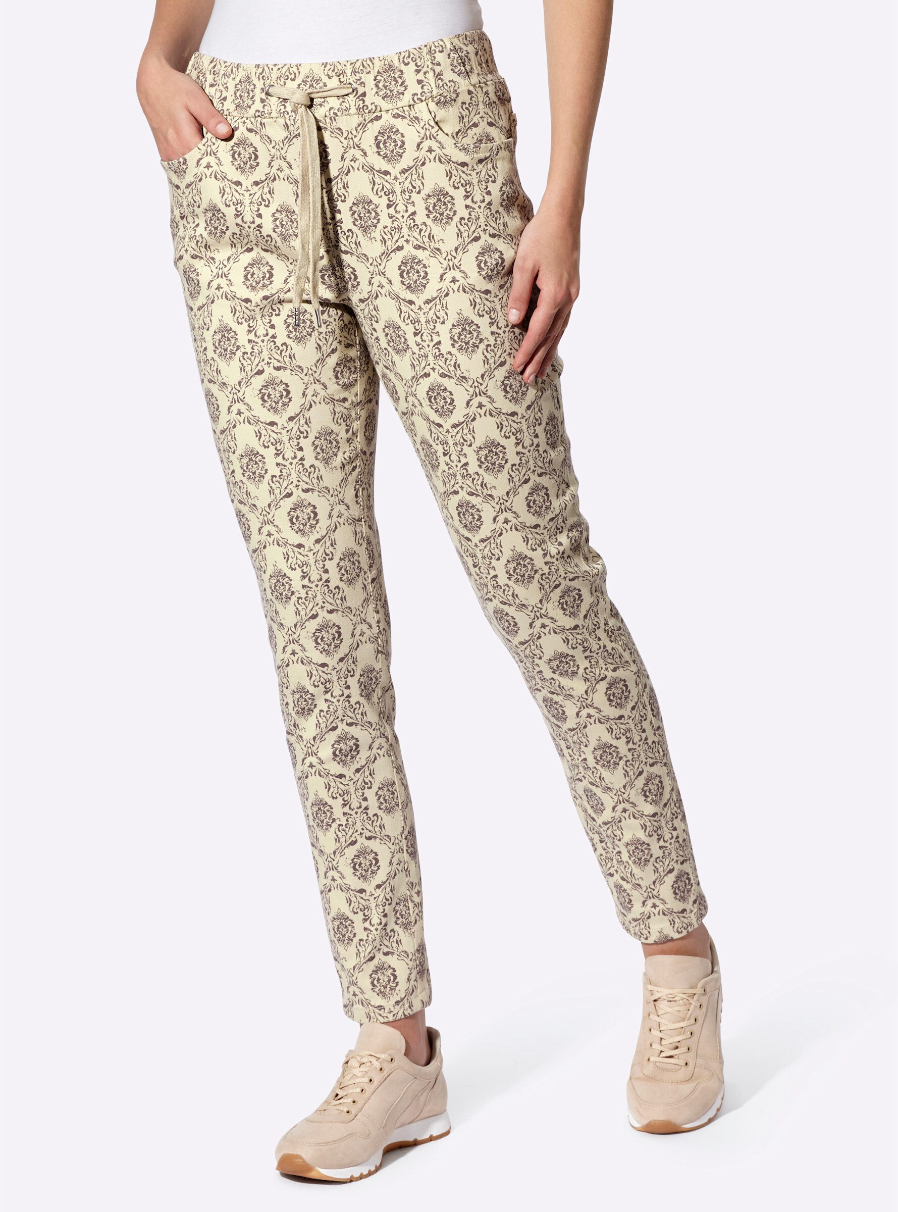 heine Jerseyhose Druckhose normal