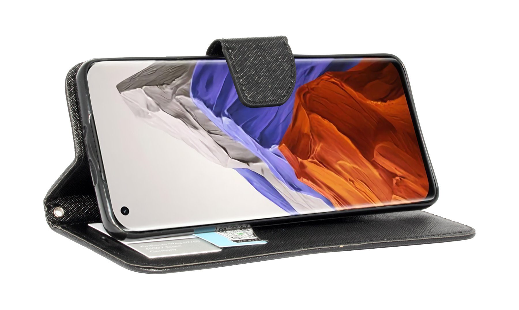 Handyhülle Buch Tasche "Fancy" XIAOMI MI 11 PRO, Kunstleder Schutzhülle Handy Wallet Case Cover mit Kartenfächern, Standfunktion