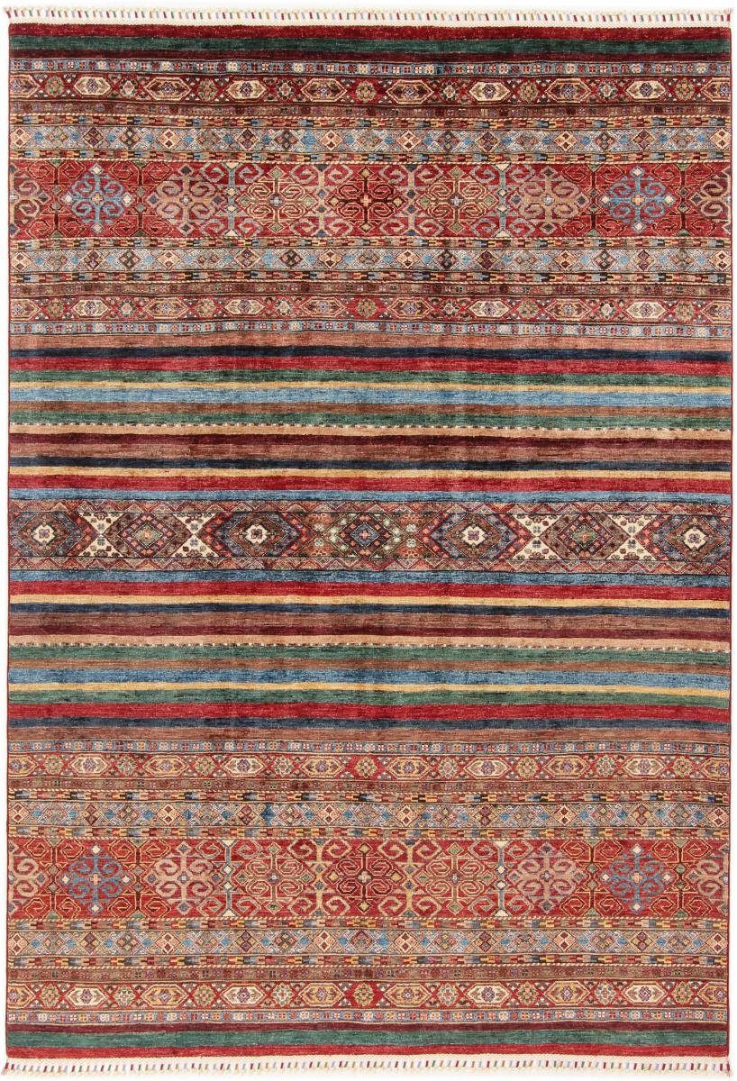 Orientteppich Arijana Shaal 171x246 Handgeknüpfter Orientteppich, Nain Trading, rechteckig, Höhe: 5 mm