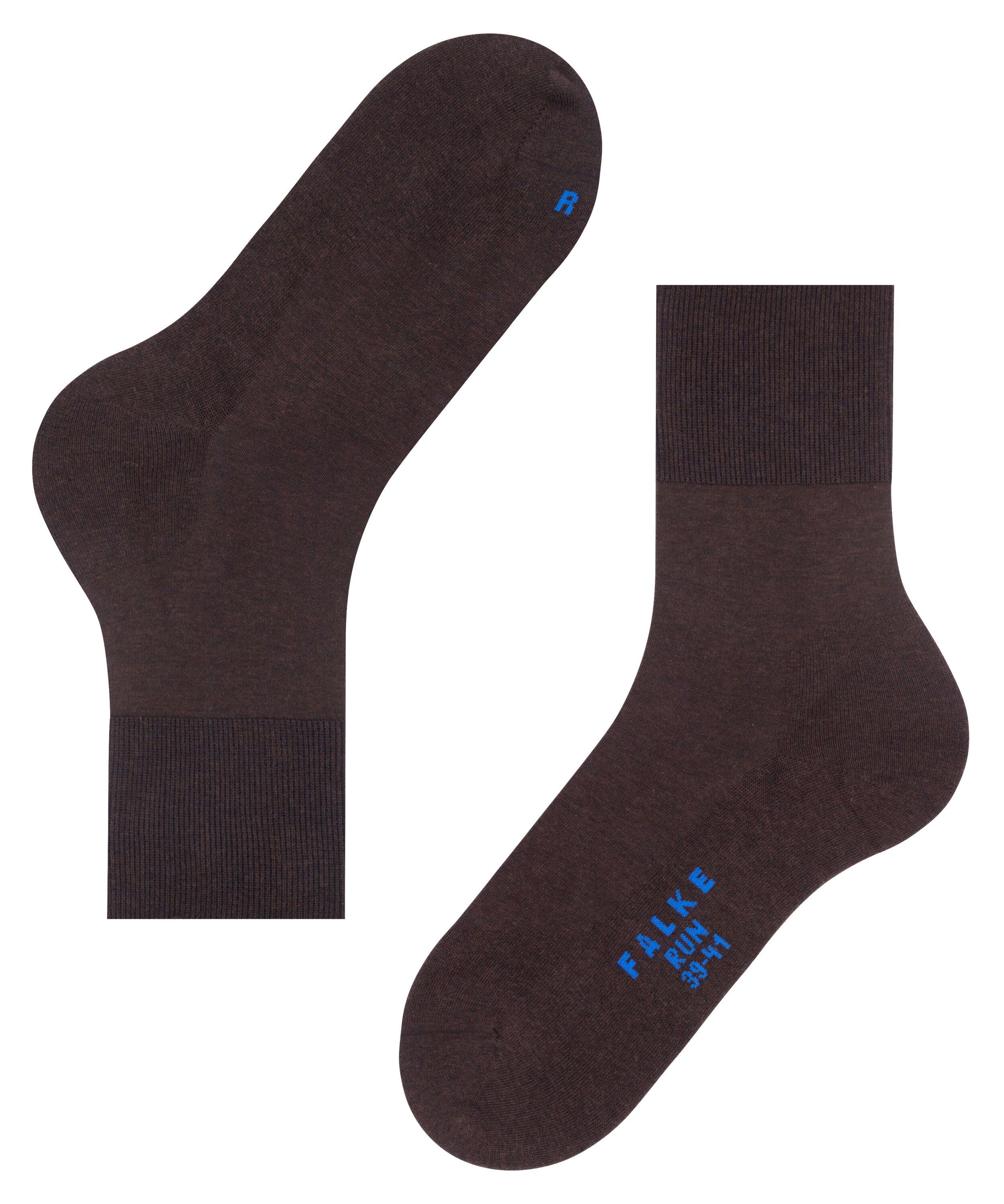 FALKE Socken Run dark brown (5450) (1-Paar)
