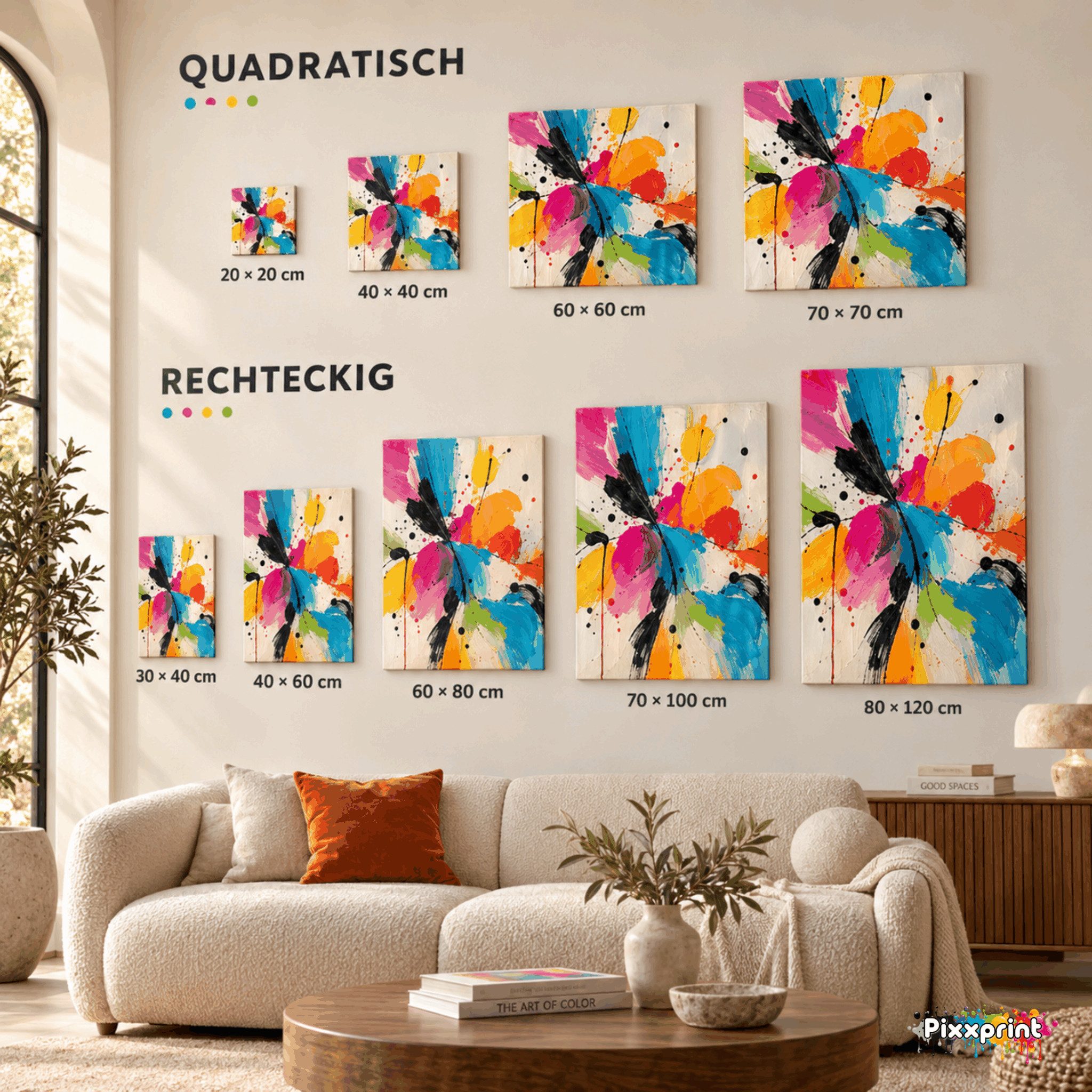 Pixxprint Leinwandbild Gustav Klimt - Der Kuss, Gustav Klimt - Der Kuss (1 St), Leinwandbild fertig bespannt, inkl. Zackenaufhänger – Bild 4 von 5