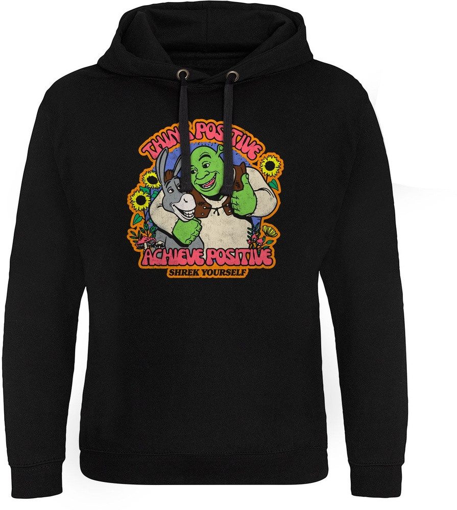 Shrek Hoodie Think Positive - Achieve Positive Epic Hoodie
