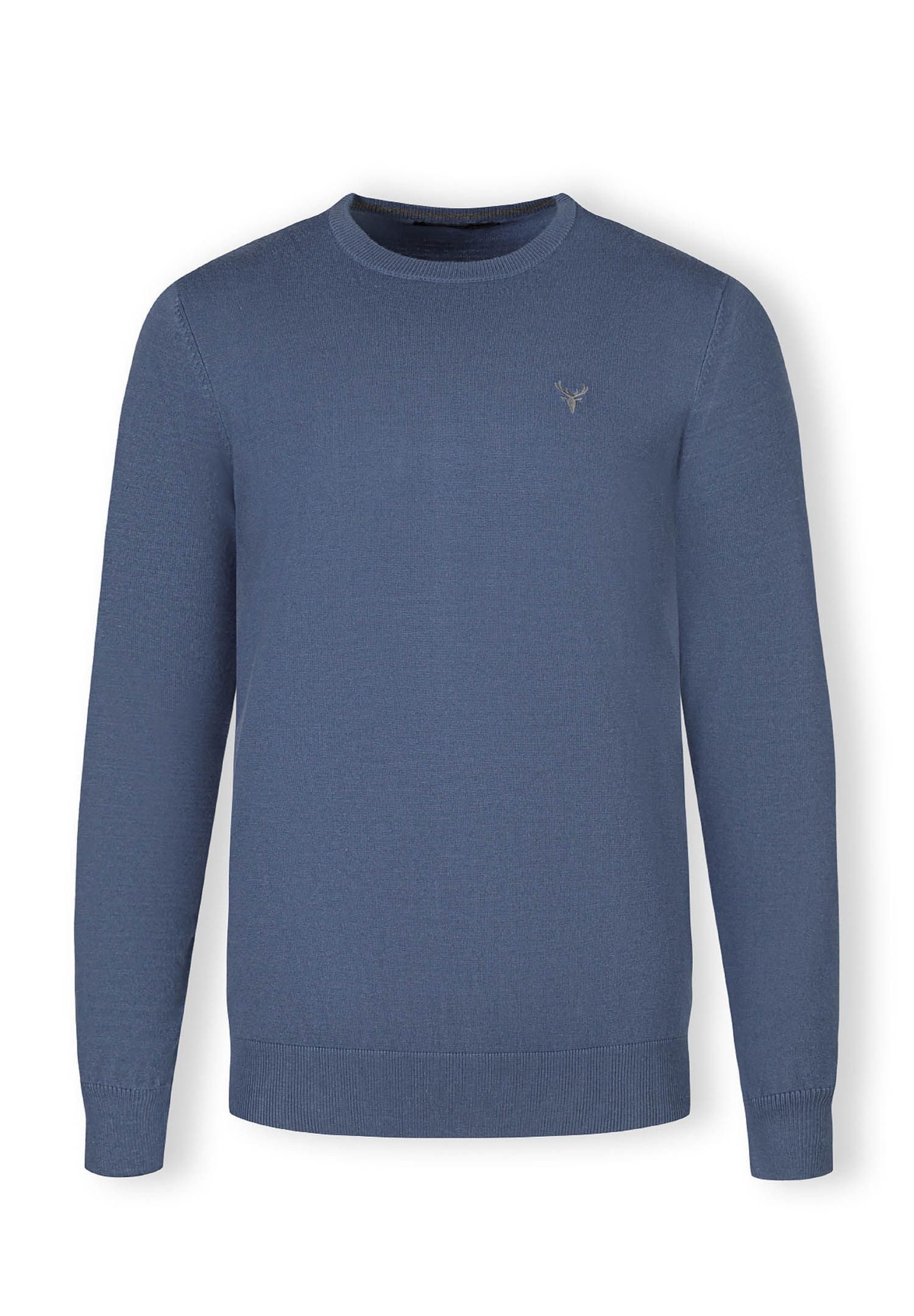 Strickpullover Strickpullover mit Logo und Rundhals für Herren. (XS-XXL)