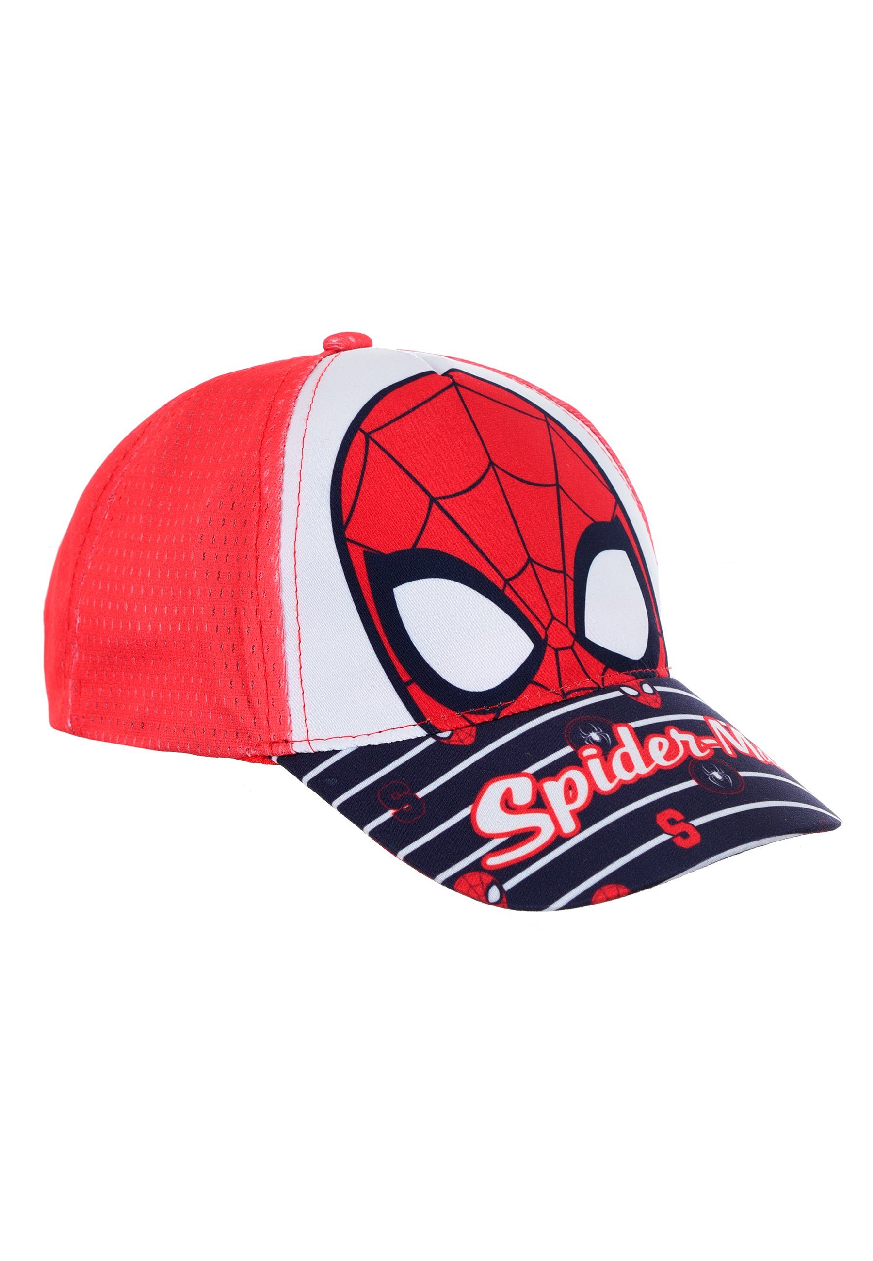 Rot Snapback Cap Spiderman Kappe Mütze Kinder Jungen