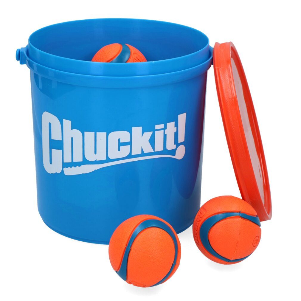 Tierball Bucket mit ultra ball Medium 8 St.