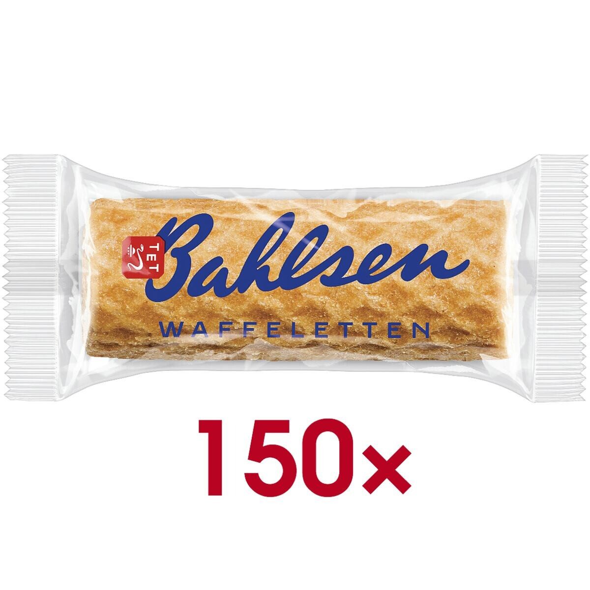 BAHLSEN Kekse Waffeletten, 150 Stück Waffelröllchen