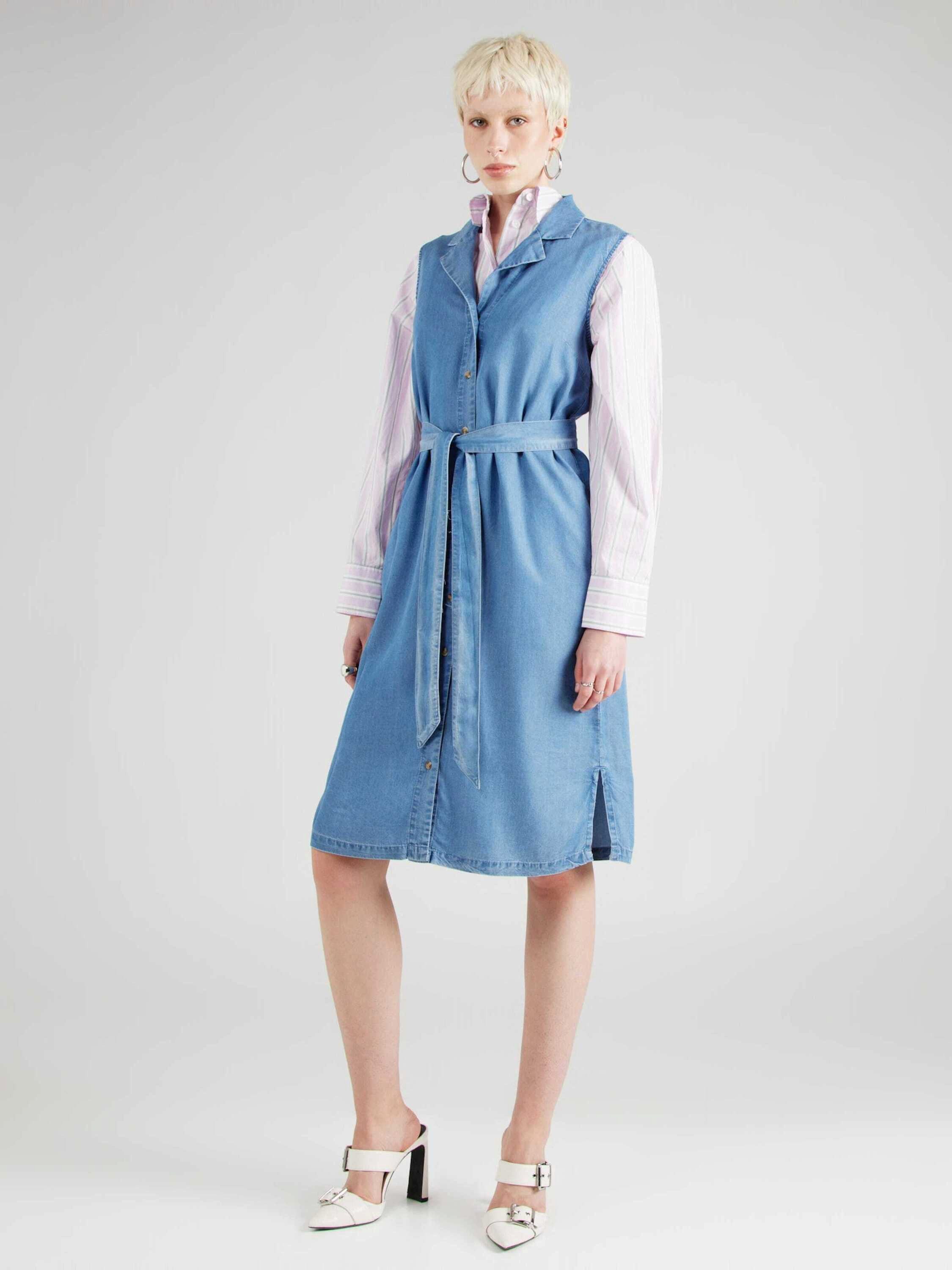Vero Moda Blusenkleid VMBree (1-tlg) Falten günstig online kaufen