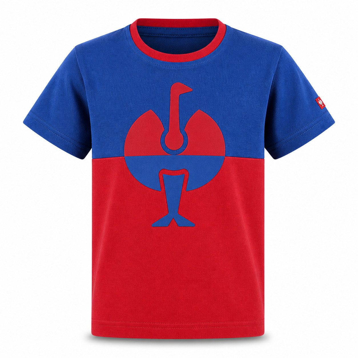 Engelbert Strauss T-Shirt Kinder T-Shirt Colourblock von Strauss mit coolem 3D-Druck 100% Baumwolle Pique-Qualität