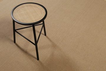 Teppich Hugo one, Wecon home, Höhe: 5 mm, nachhaltig, aus 100% Jute, mit Antirutschbeschichtung, Wohnzimmer