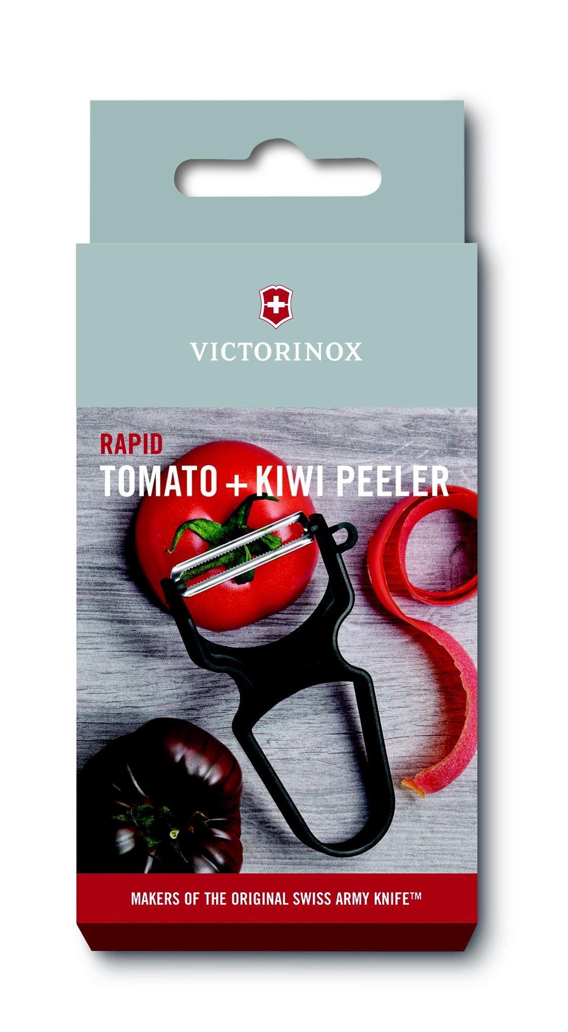 Sparschäler, schwarz, Taschenmesser Victorinox RAPID zackenschliff