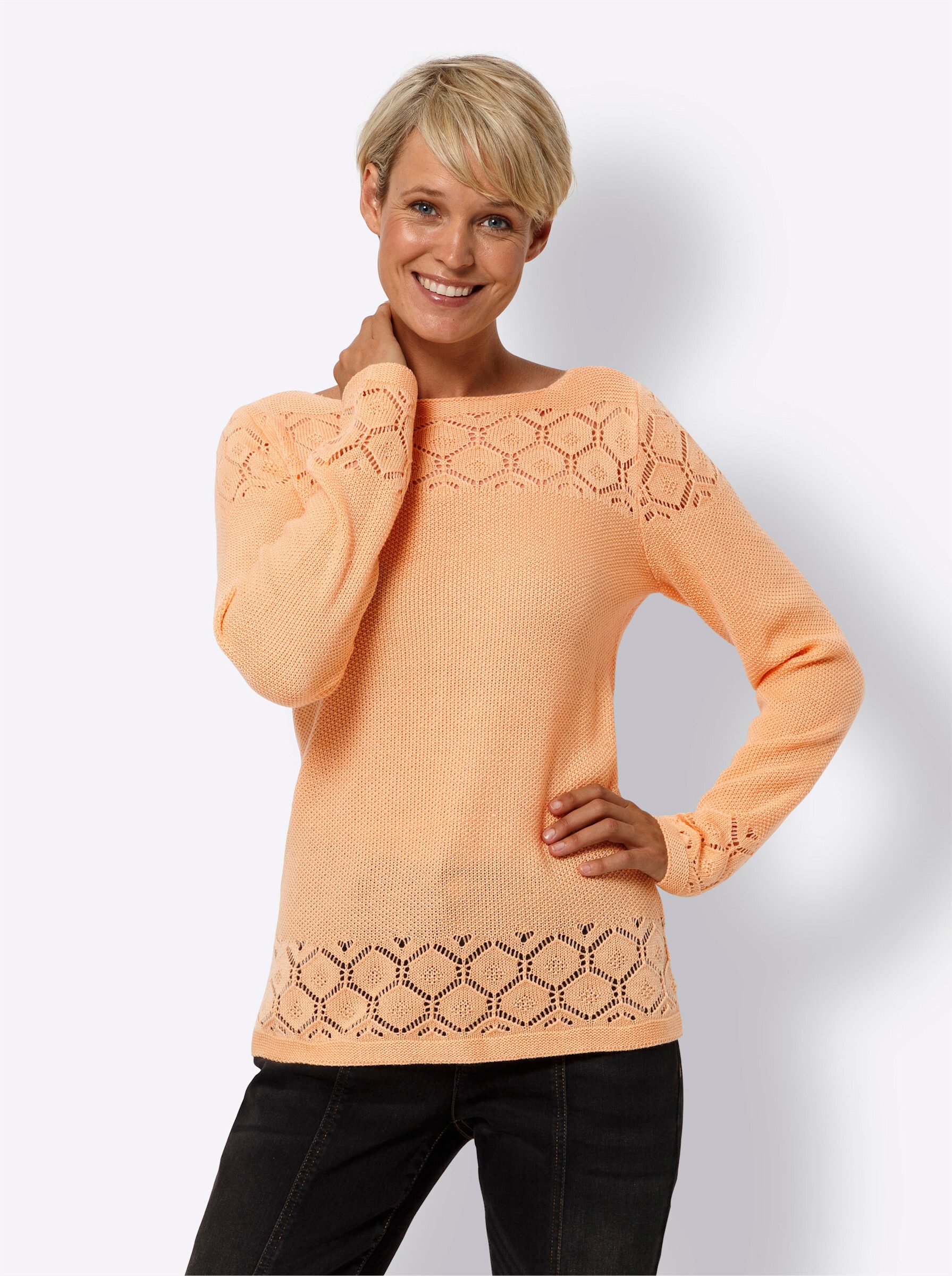 Strickpullover Langarm-Pullover