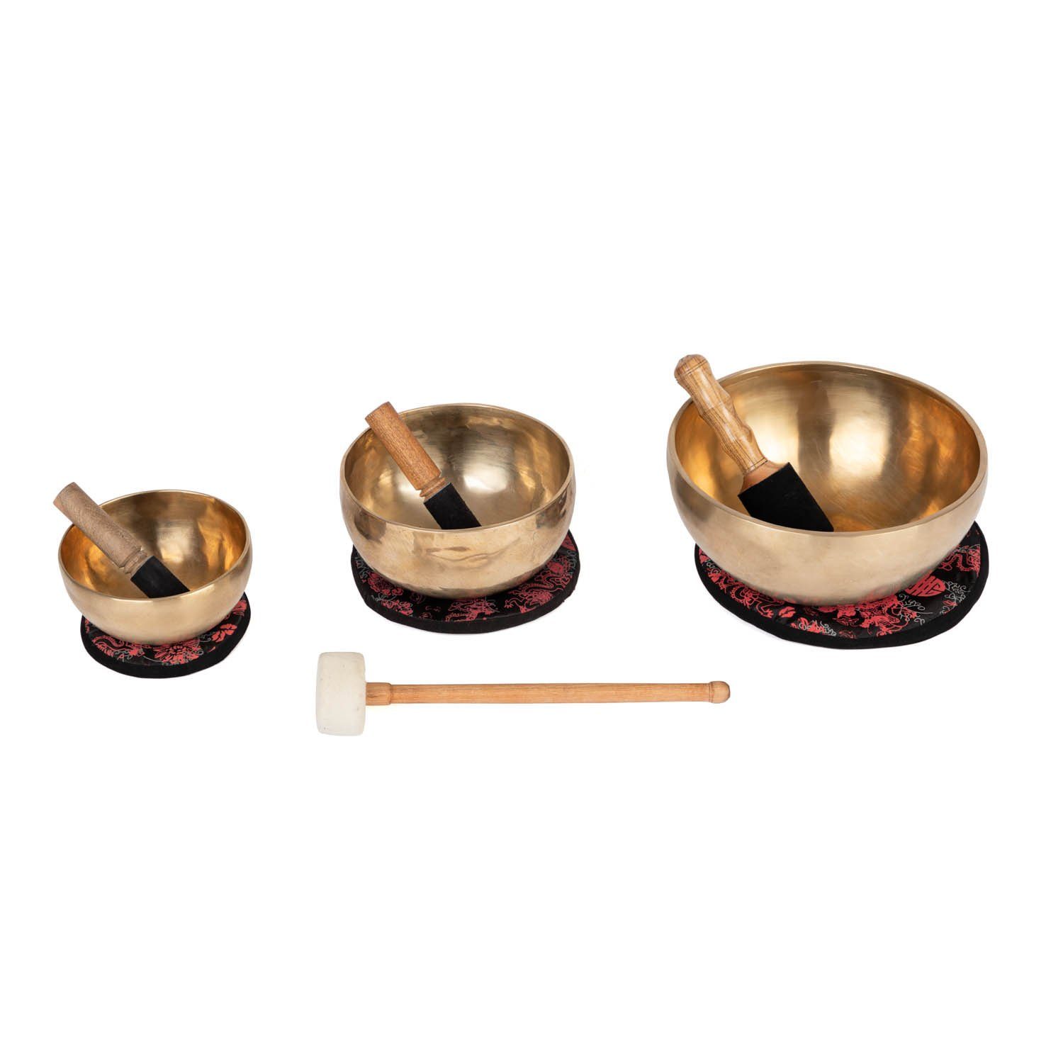 bodhi Beruhigungs- und Entspannungsgerät Klangschalen-3er-Set, XL, Set 3-tlg.