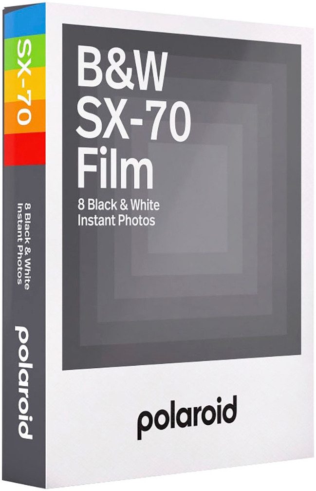Polaroid Sofortbildfilm SX-70 B&W Film 8x, 8