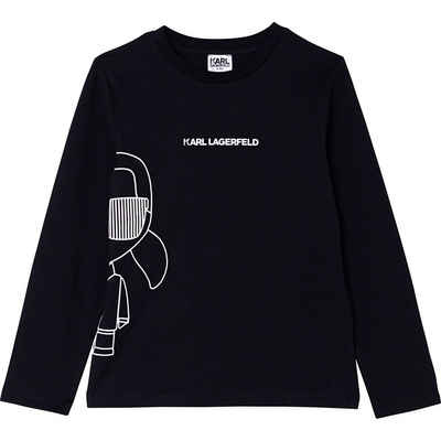 KARL LAGERFELD Langarmshirt Karl Lagerfeld Kids Langarmshirt schwarz ikonisch