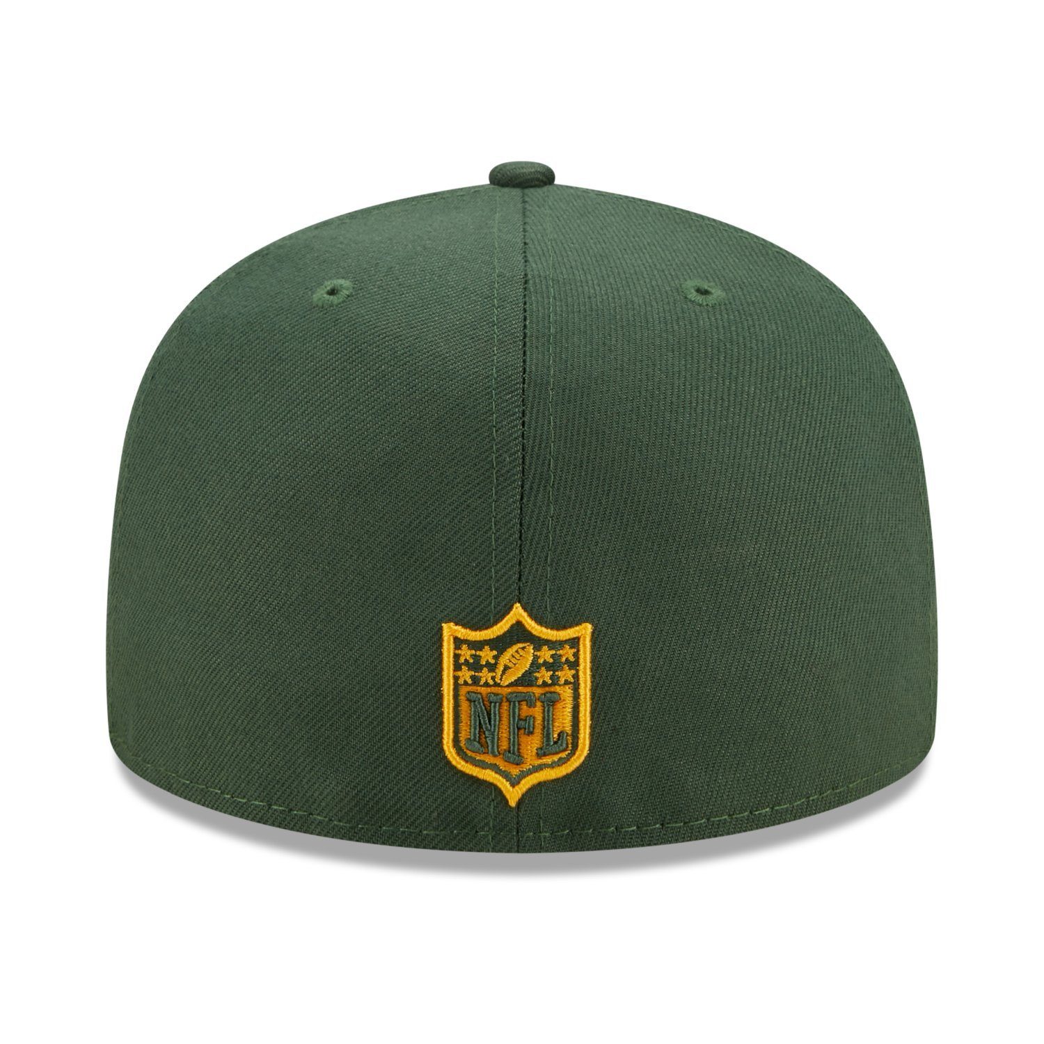 59Fifty Green Era New SIDE Packers PATCH Fitted Cap Bay