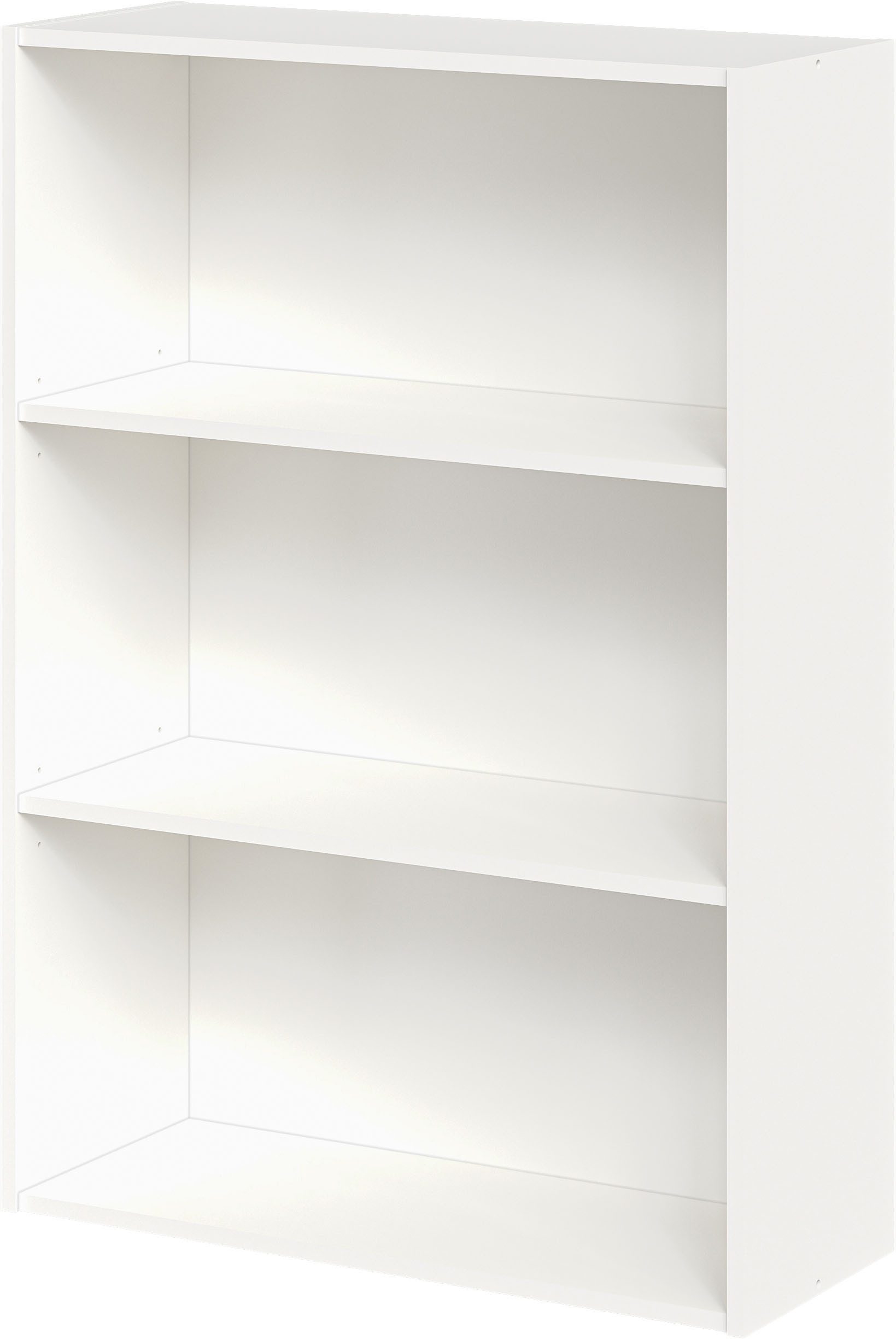 FMD Bücherregal Bitz, offene Fächer, variable Einlegeböden, Breite: 44,4 oder 71,2 cm