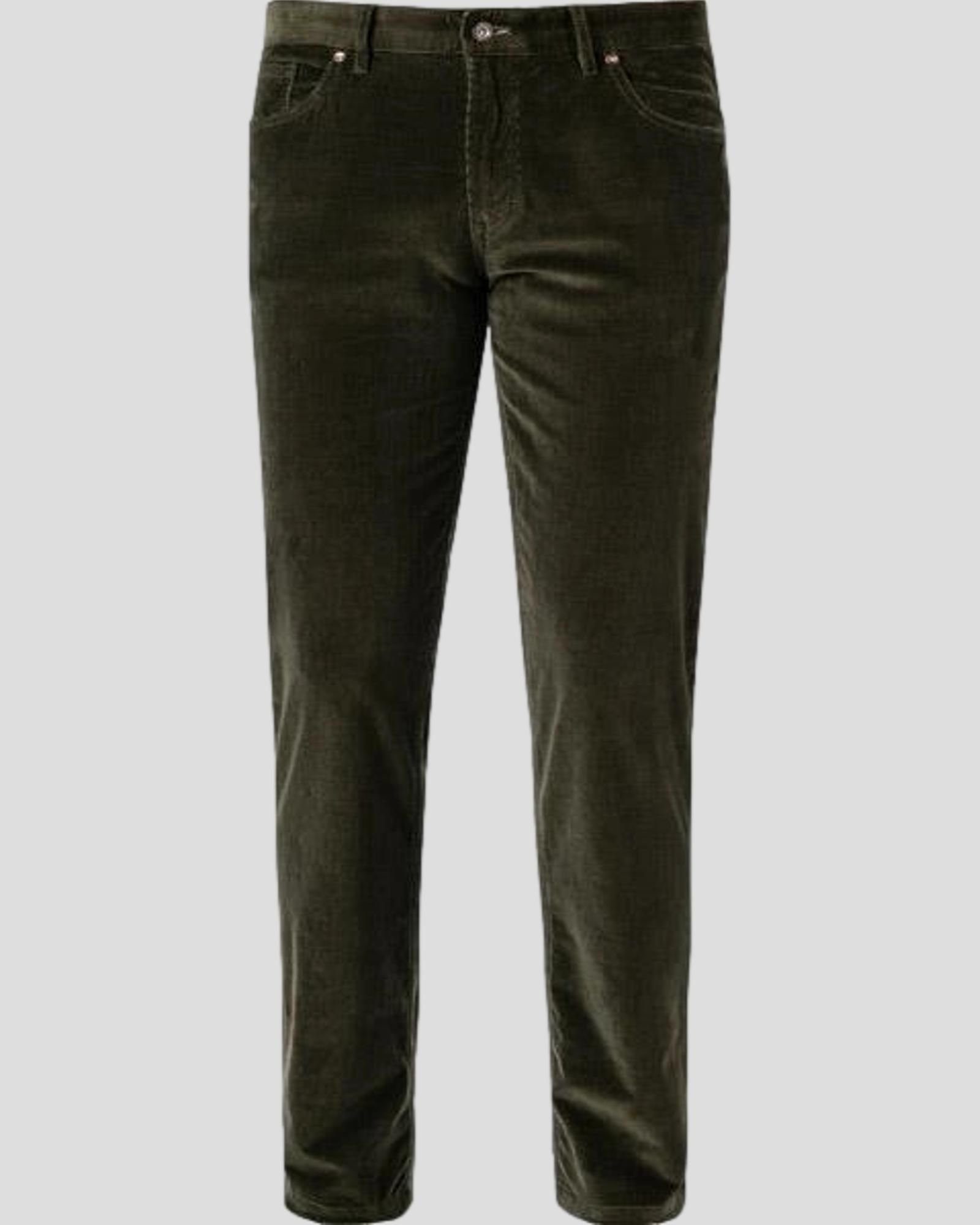 Hiltl olive dark 5-Pocket-Jeans