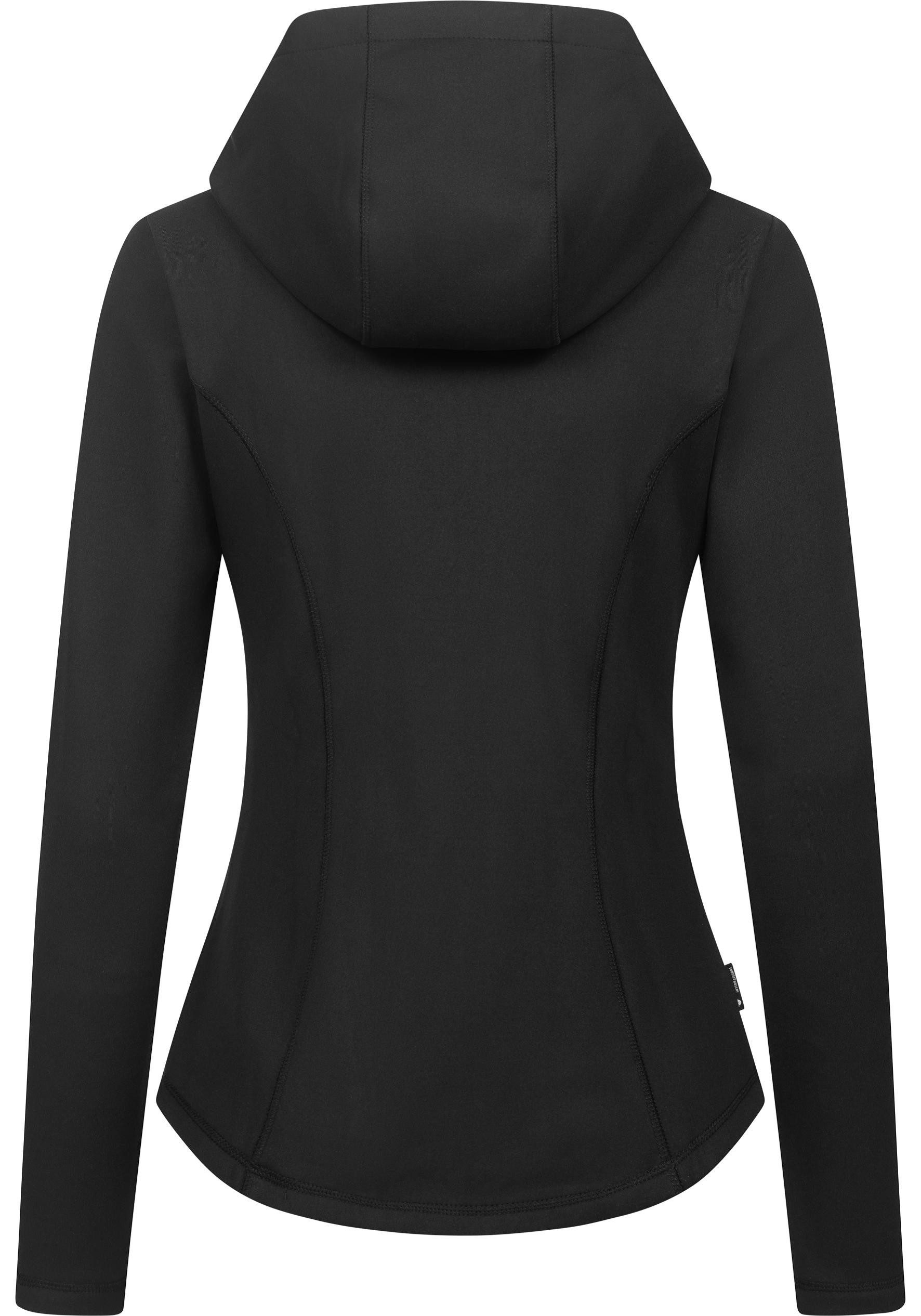 Ragwear Kapuzensweatjacke Lyshka Sportliche weiche und elastische Kapuzenjacke