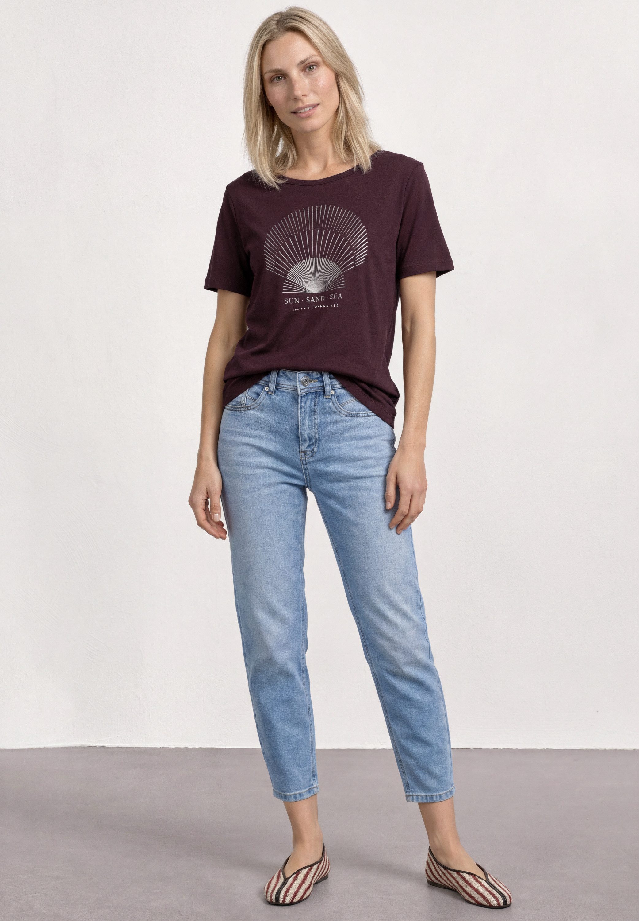 STREET ONE T-Shirt mit Rundhalsausschnitt – Bild 3 von 5
