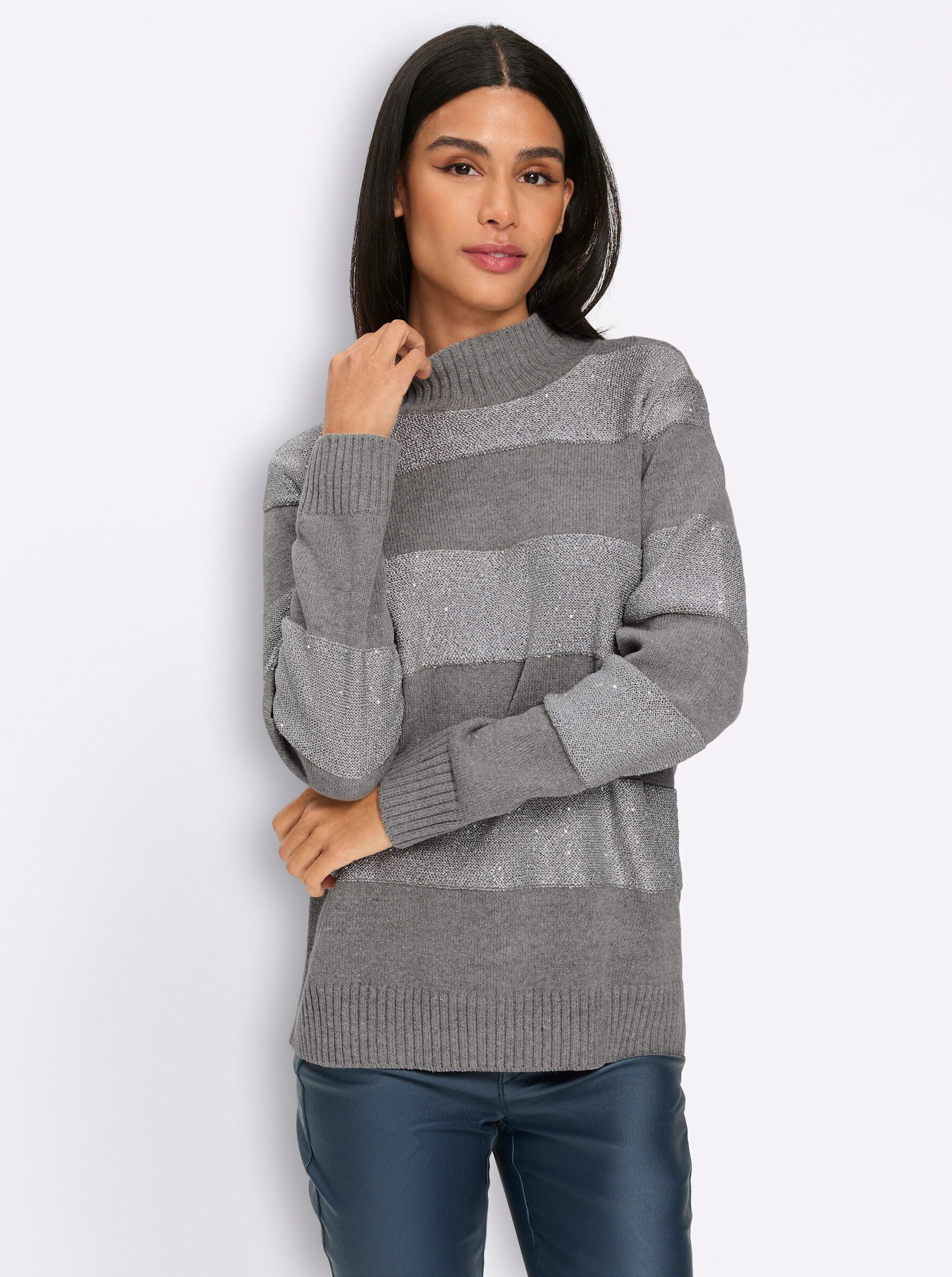 heine Strickpullover Pullover Langarm Feinstrick