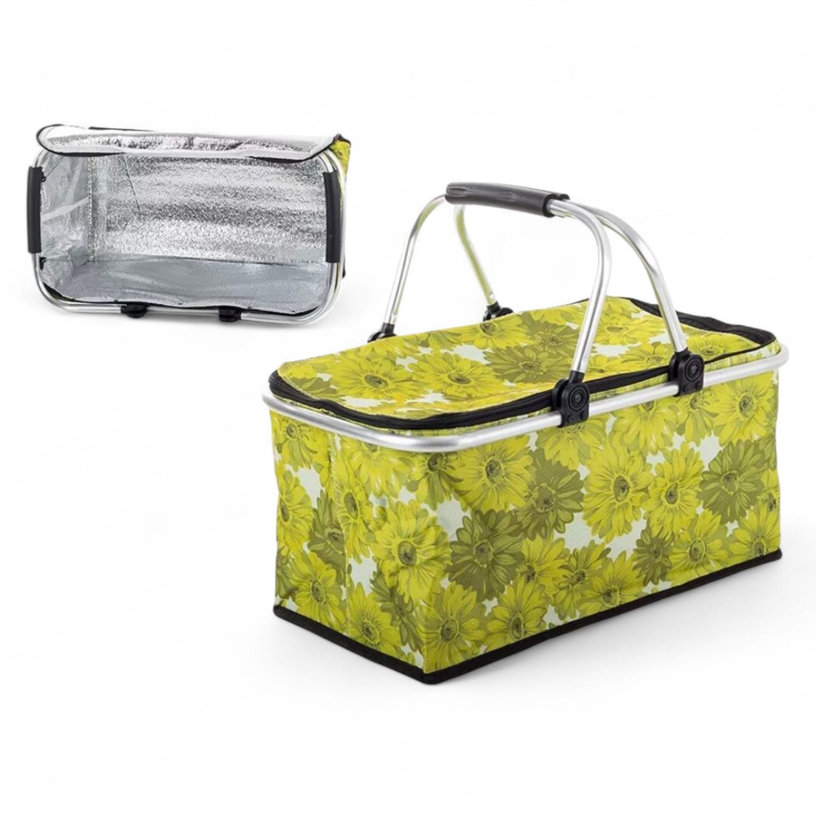 KEINerlei® Einkaufskorb Einkaufskorb Faltbar Picknickkorb Klappbar mit Deck günstig online kaufen