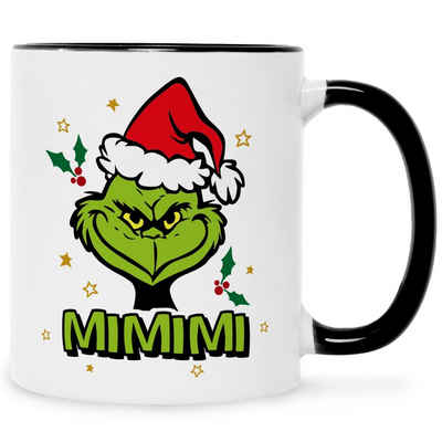 GRAVURZEILE Tasse »mit Weihnachtsmotiv - im Grinch MiMiMi Design - Geschenk für Sie & Ihn«