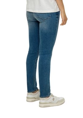 s.Oliver 5-Pocket-Jeans Jeans Betsy / Slim Fit / Mid Rise / Slim Leg / Baumwollstretch Nieten, Label-Patch