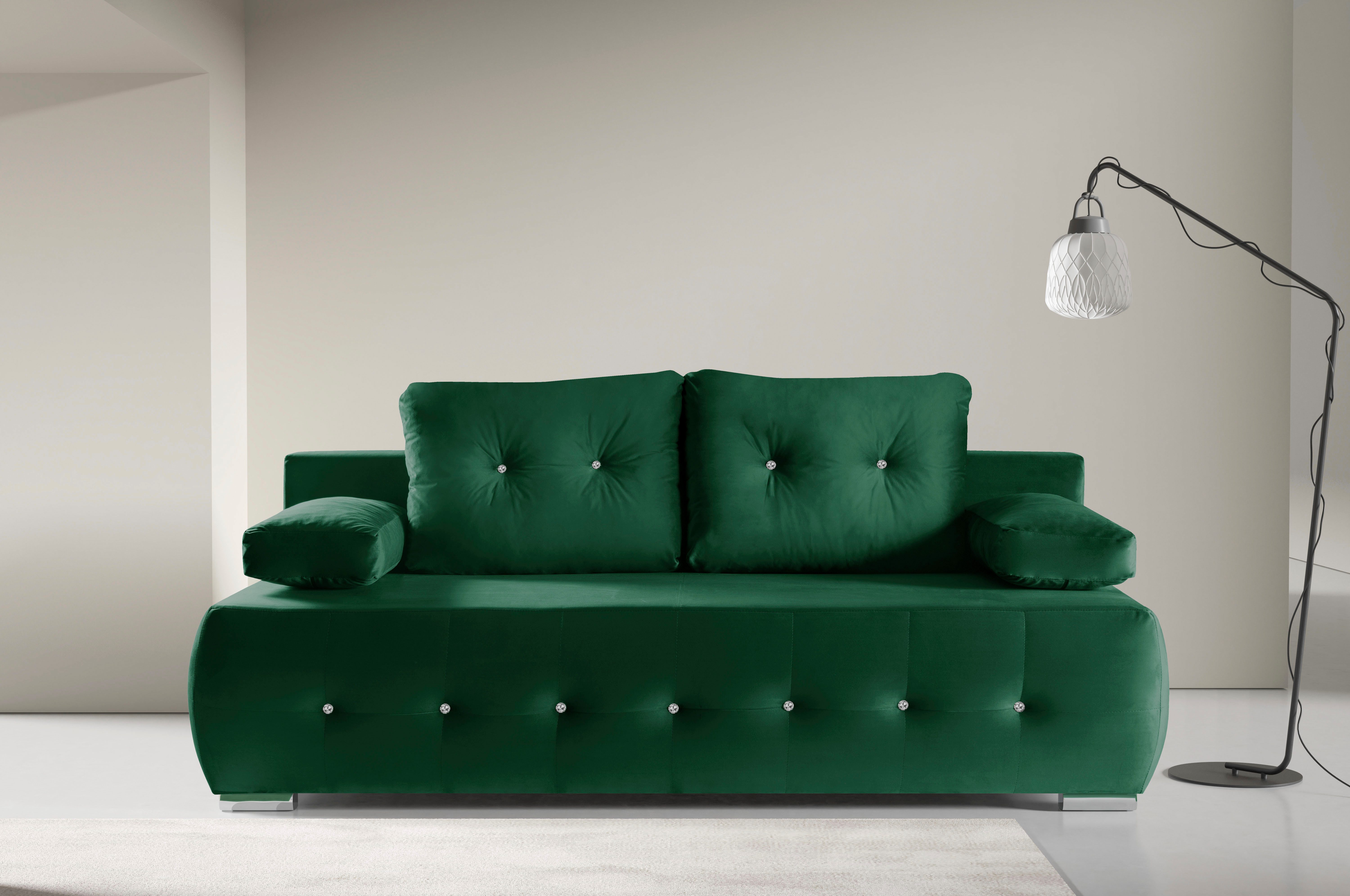 WERK2 Schlafsofa Monaco Design Bettsofa, pflegeleichter günstig online kaufen