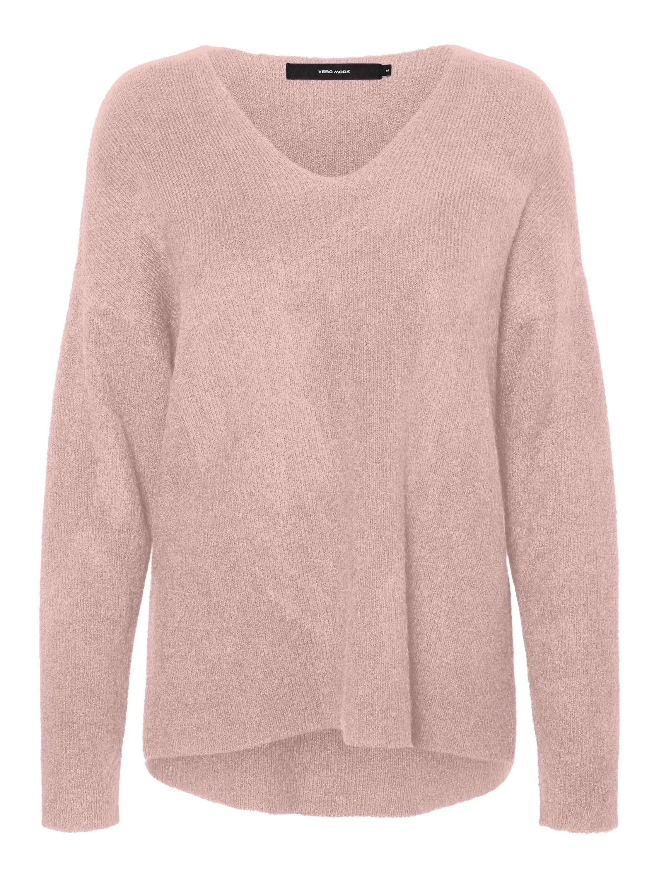 Vero Lefile Rosa (1-tlg) Strickpullover Moda Detail Weiteres