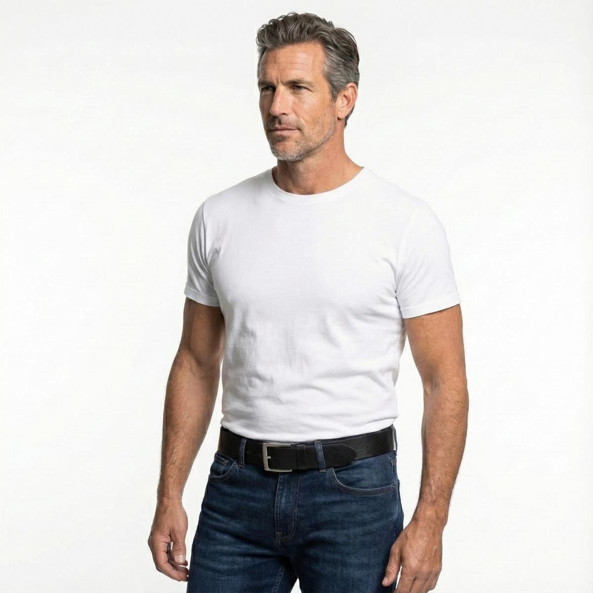 BELTINGER Ledergürtel Jeansgürtel aus Vollrindleder 5 cm - Leder-Gürtel für Herren 50mm - Br (1-St) – Bild 3 von 4