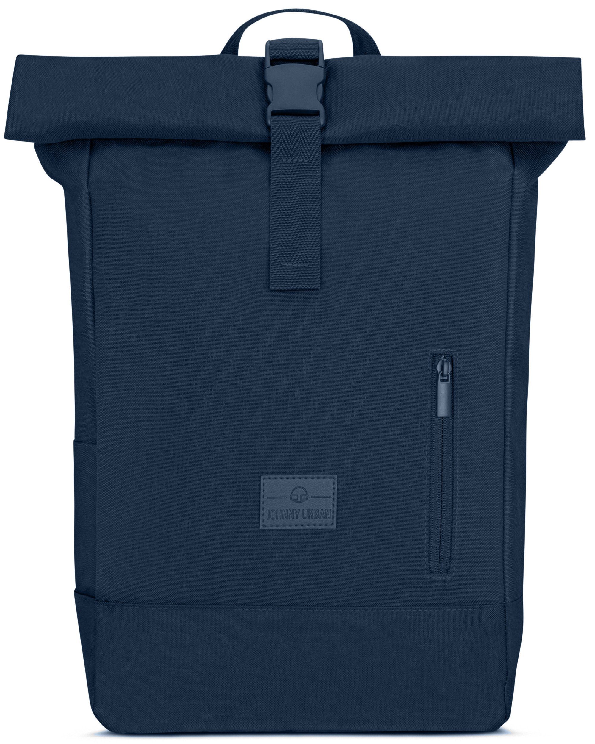 Johnny Urban Cityrucksack Rolltop Medium, Fach, Dunkelblau Wasserabweisend Robin Herren, Damen Laptop